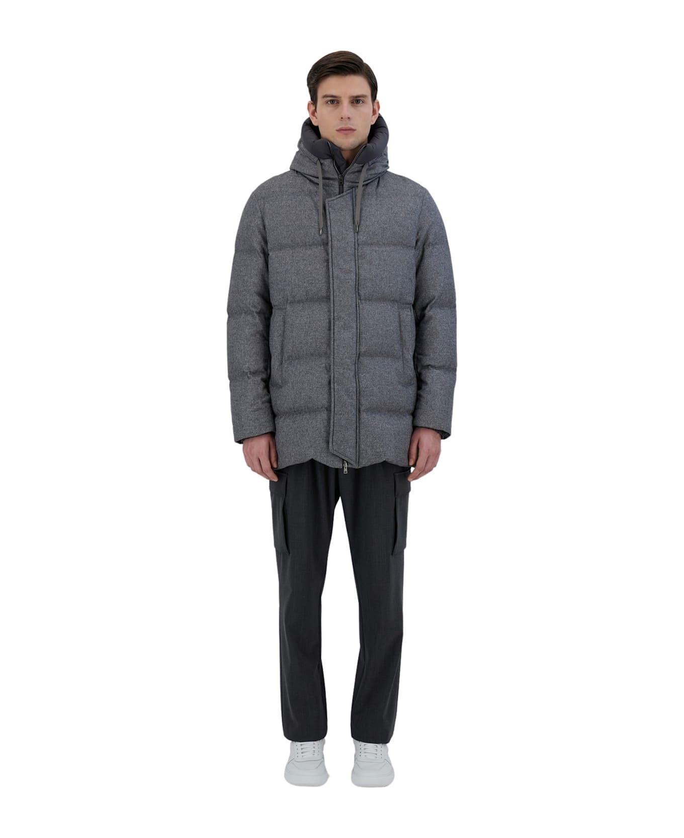 HERNO オルオハ スハンコル 装飾 ハンツ PT000082D12623S 9406 Herno Woven Half Coat | italist