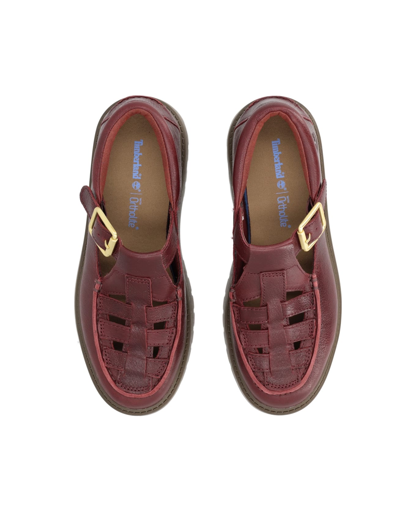 Timberland Loafer With Buckle - BORDEAUX