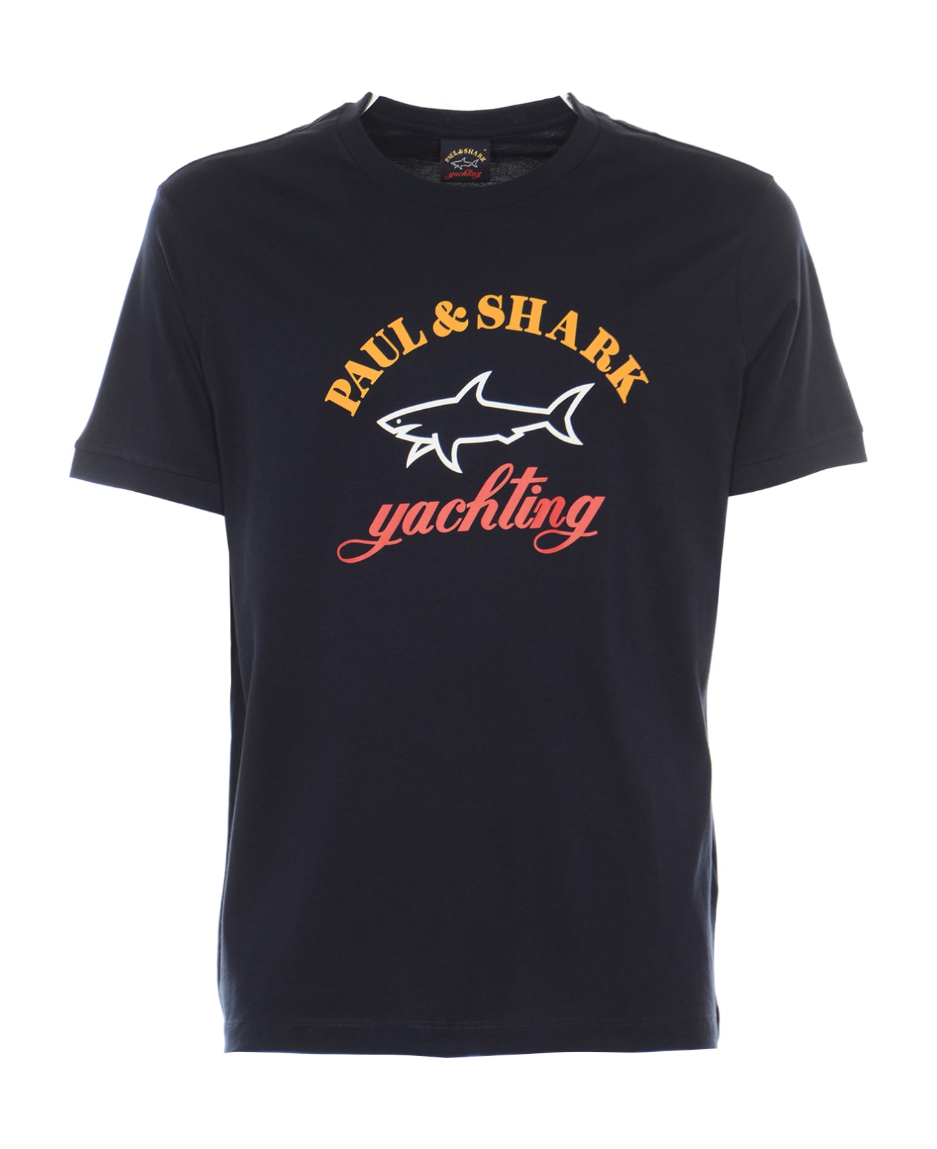 Paul&Shark Regular Logo Print T-shirt Paul&Shark - BLUE