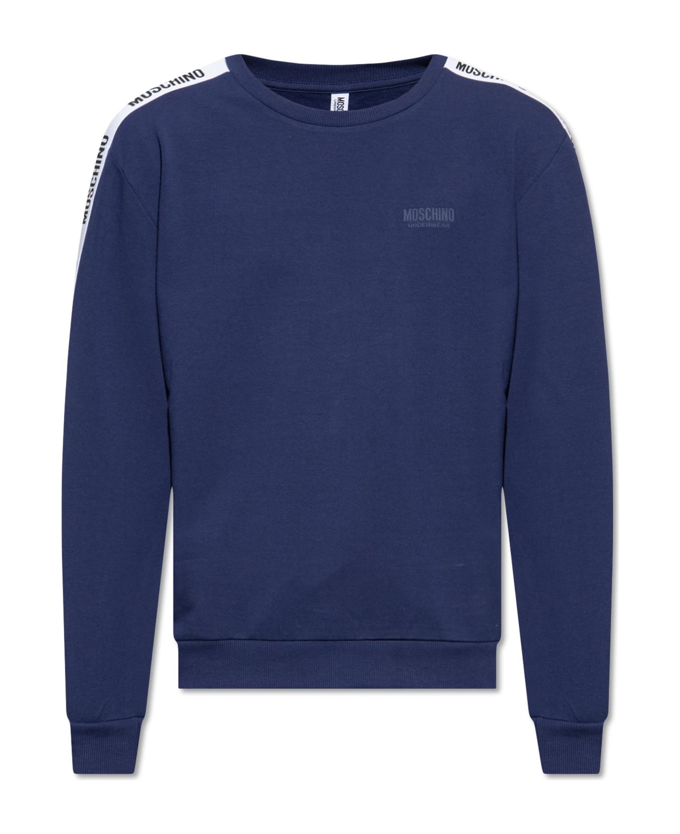Moschino Sweatshirt With Logo - Blue