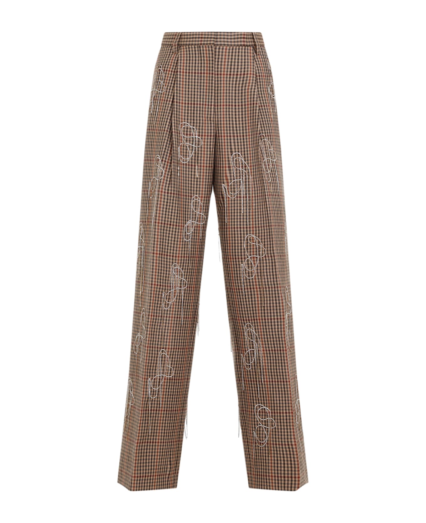 Dries Van Noten Porter Emb Pants - Rust