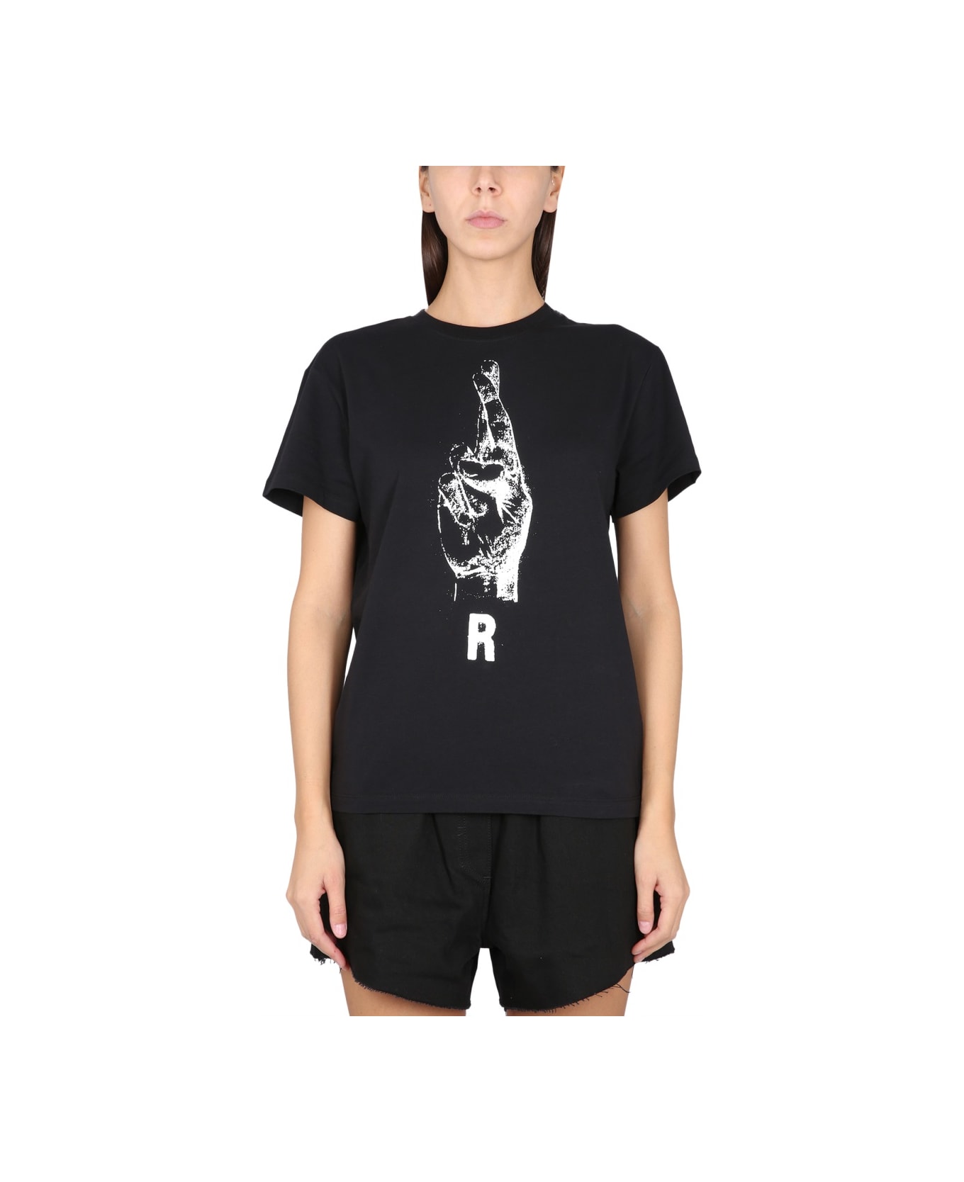 Raf Simons Crewneck T-shirt - BLACK