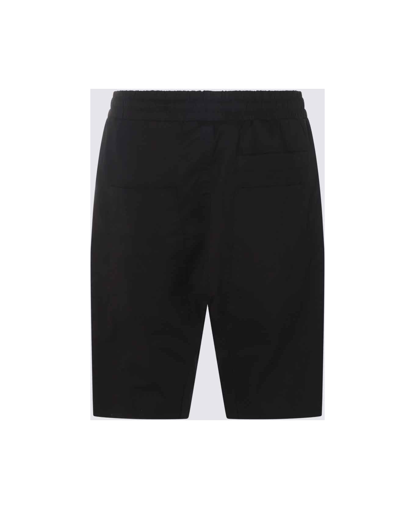 Thom Krom Black Cotton Shorts - Black