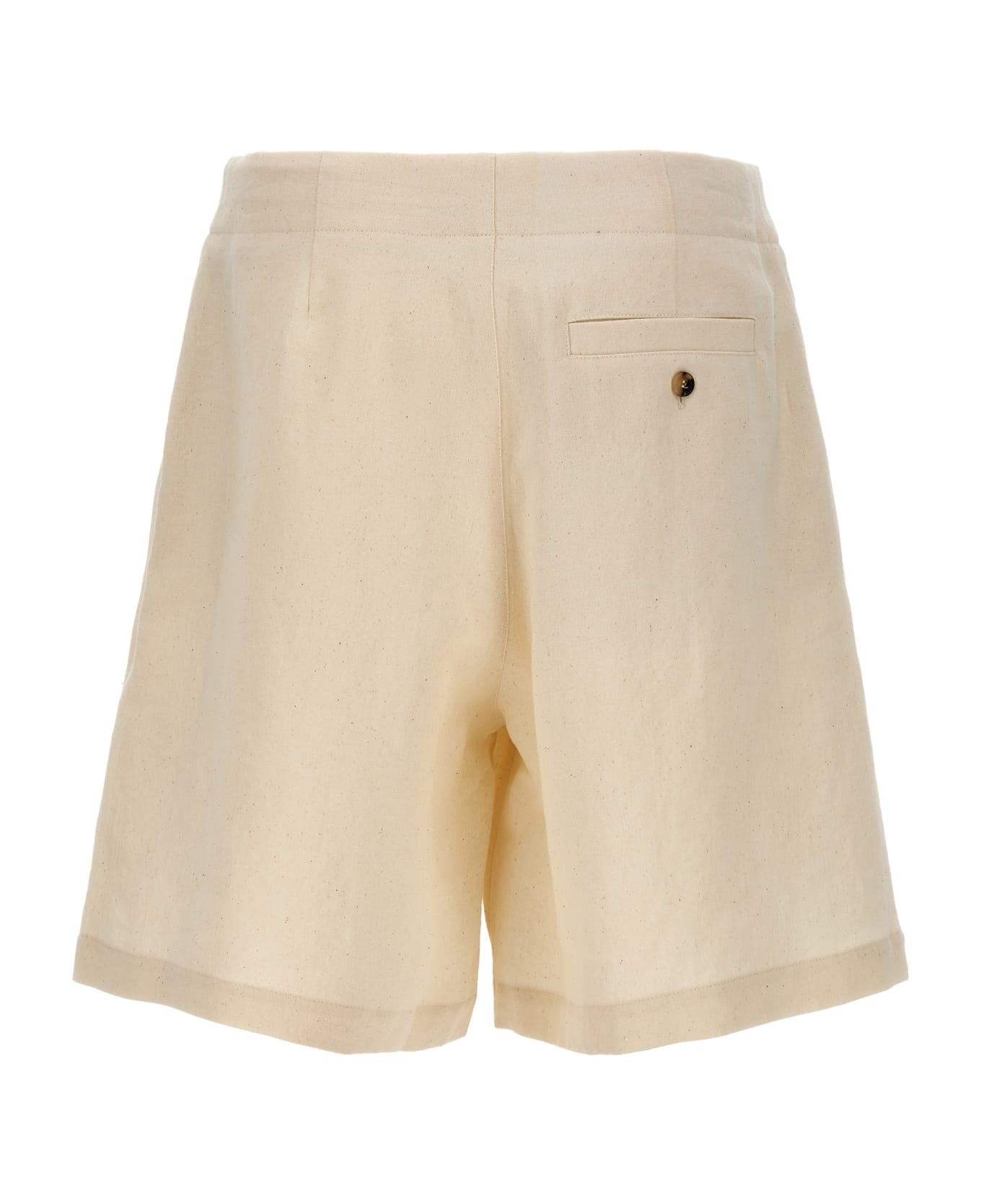 J.W. Anderson Logo Bermuda Shorts - White ショートパンツ