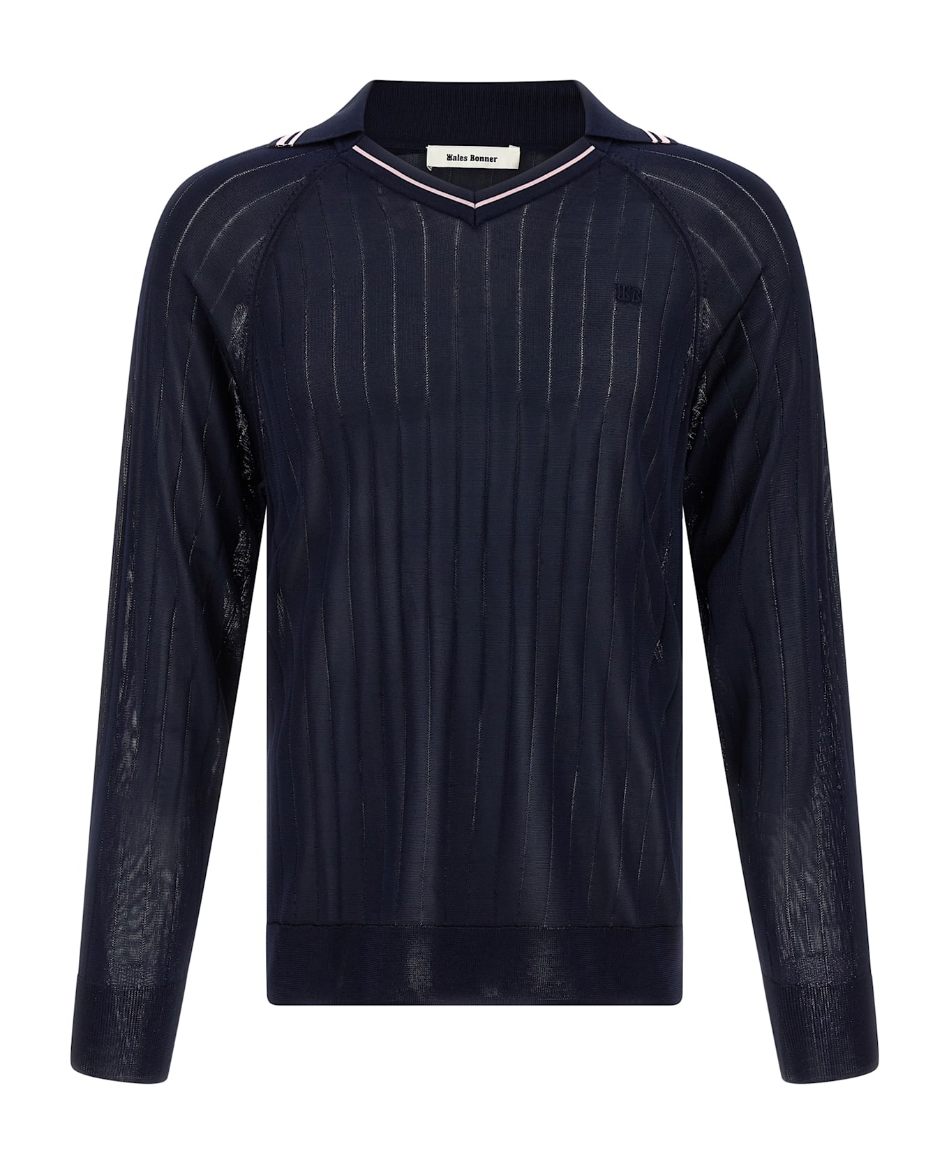 Wales Bonner 'roots Polo Shirt' Sweater - Multicolor