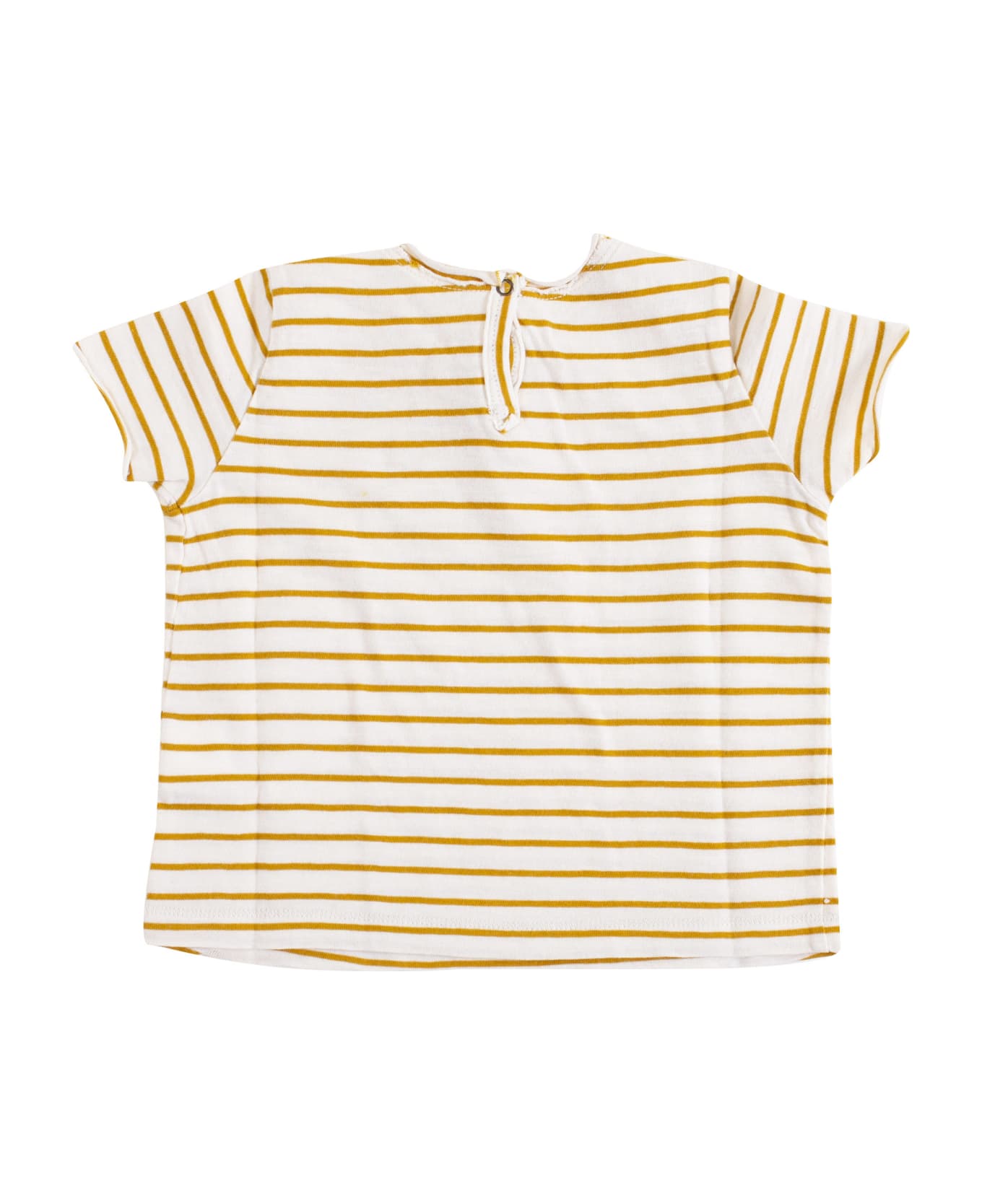 Zhoe & Tobiah Striped Baby Shirt - Moutarde