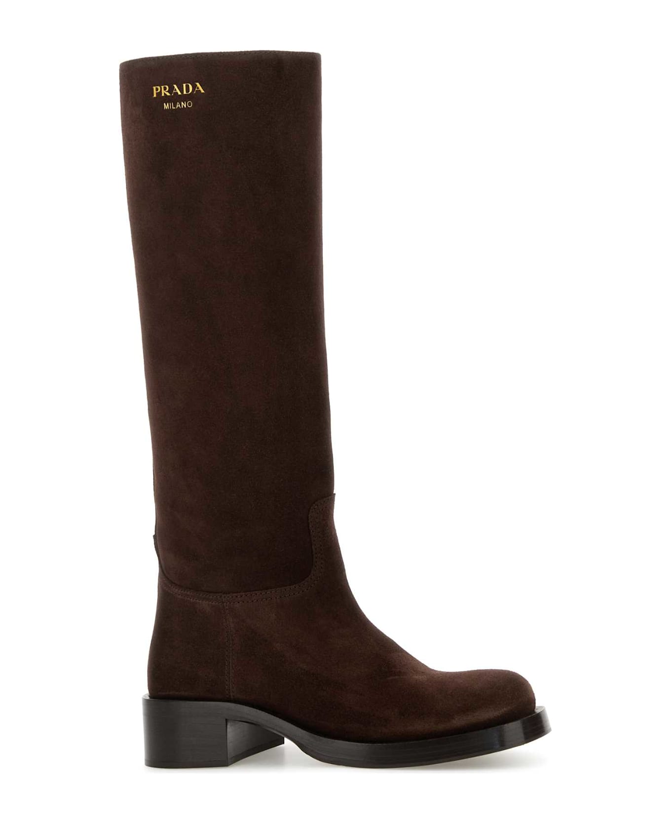 Prada Brown Suede Boots - MORO