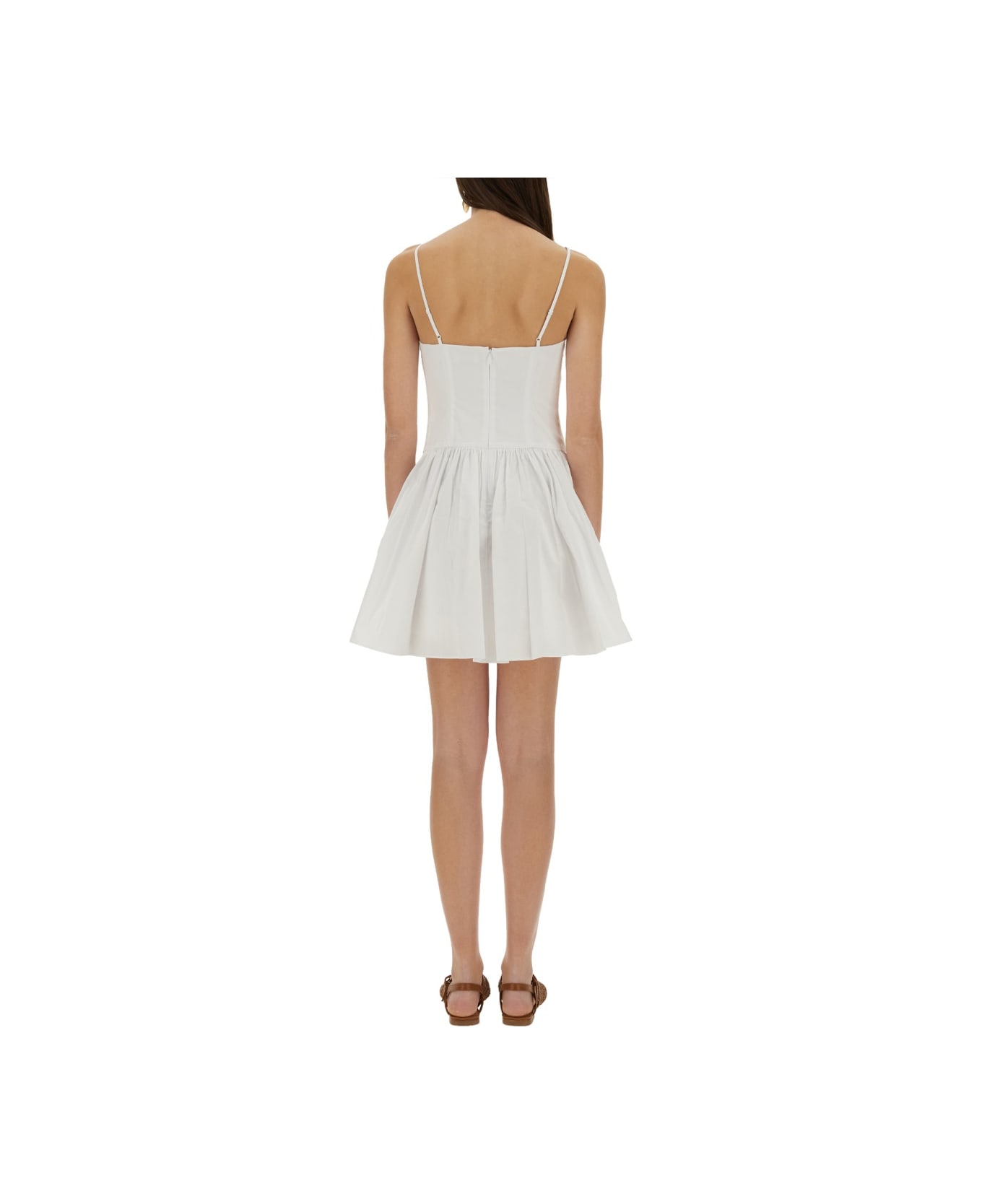 STAUD Mini Dress "dena" - WHITE