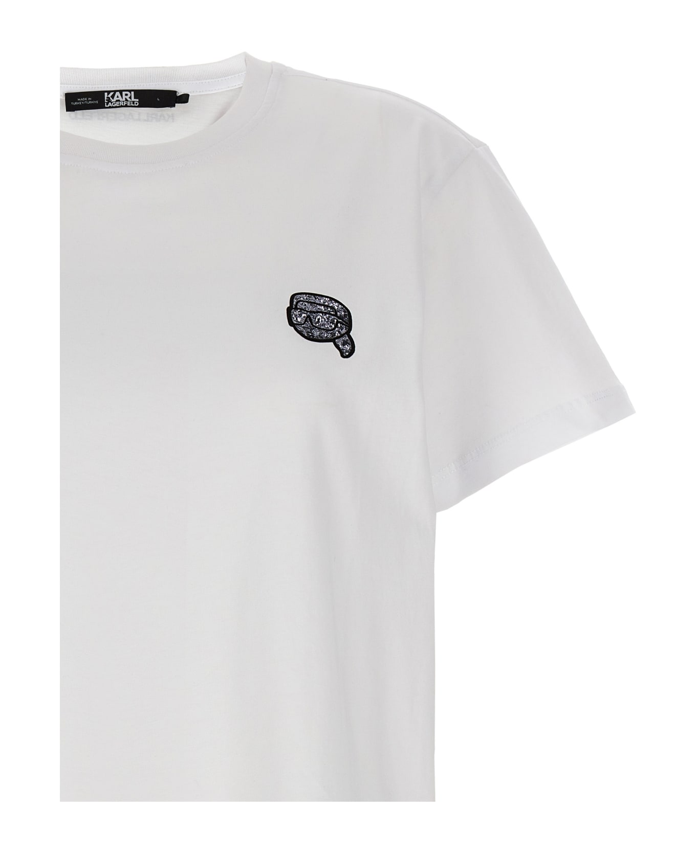Karl Lagerfeld 'ikonik 2,0' T-shirt - White