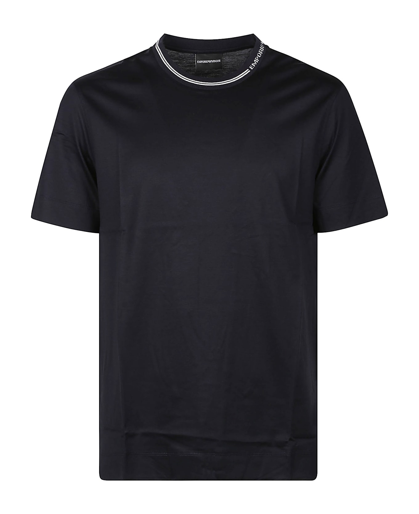 Emporio Armani Logo T-shirt - Blu Navy