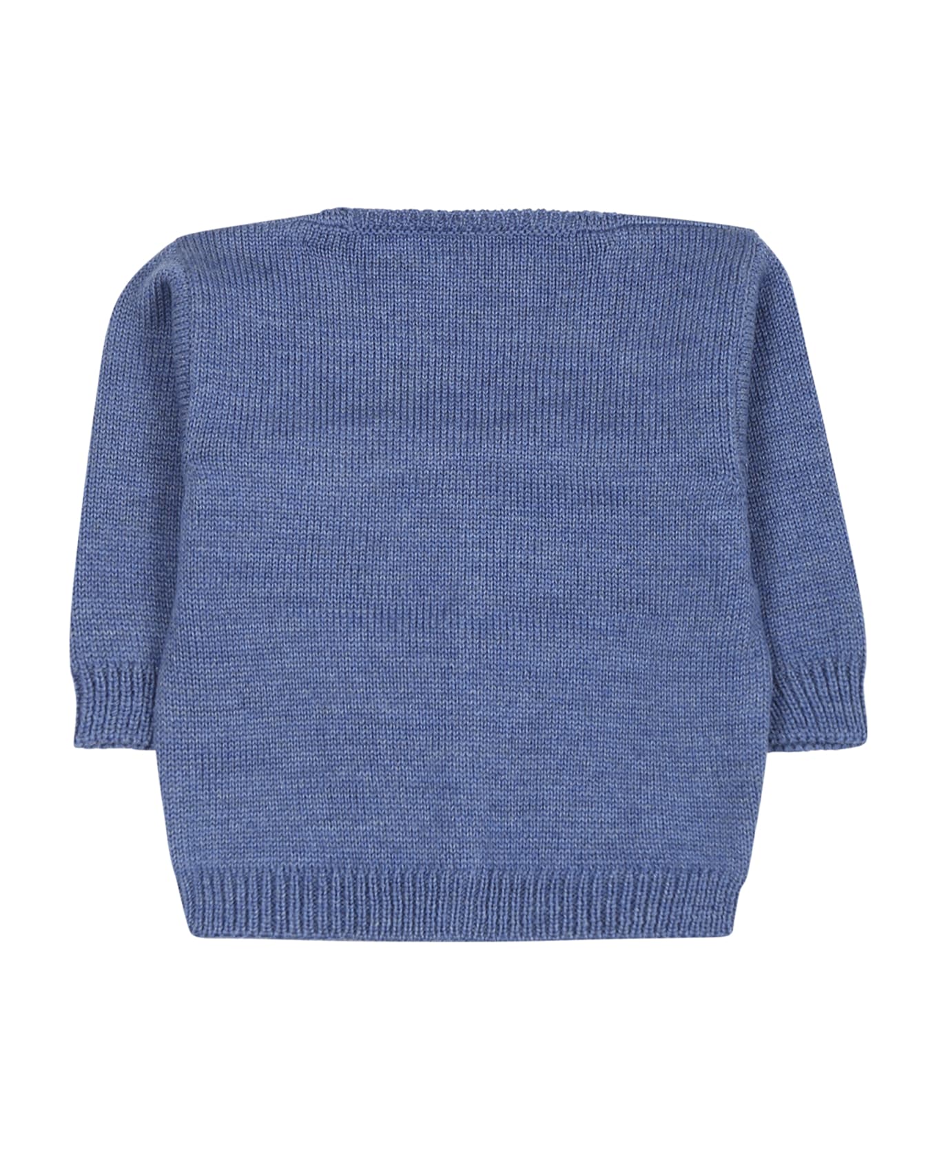 La stupenderia Blue Cardigan For Baby Boy - Blue ニットウェア＆スウェットシャツ
