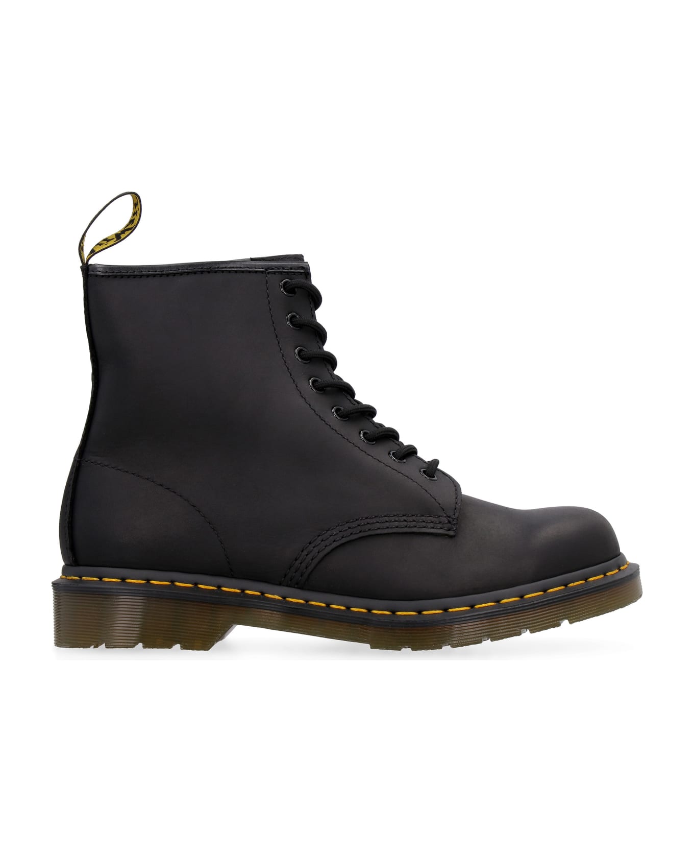 Dr. Martens 1460 Leather Combat-boots - Black Greasy