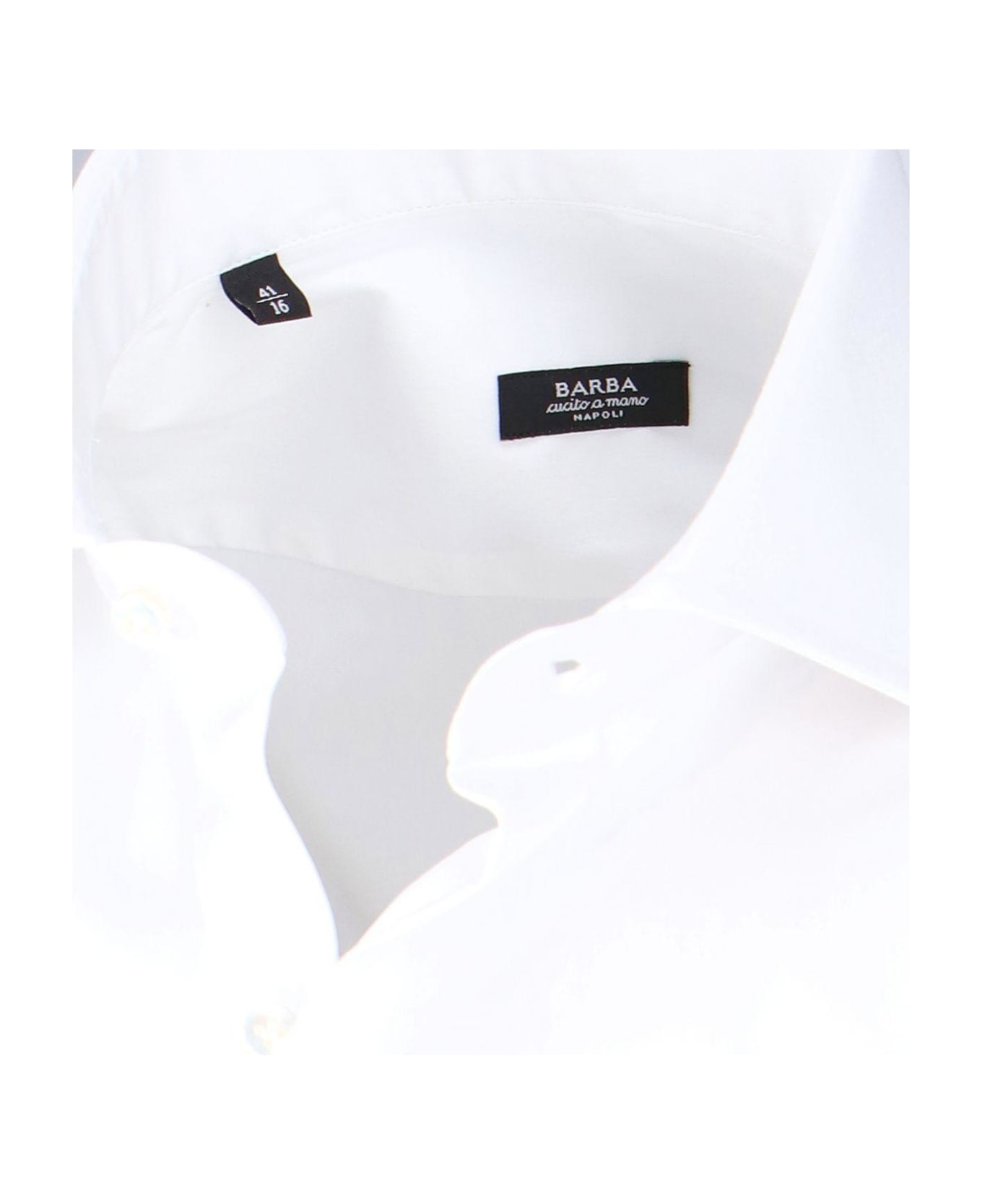 Barba Napoli Classic Shirt - White シャツ