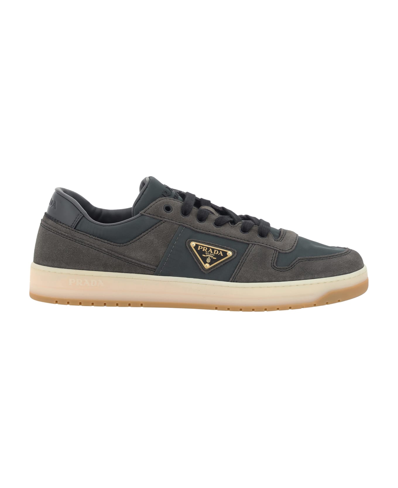 Prada Downtown Sneakers - Ematite+piombo