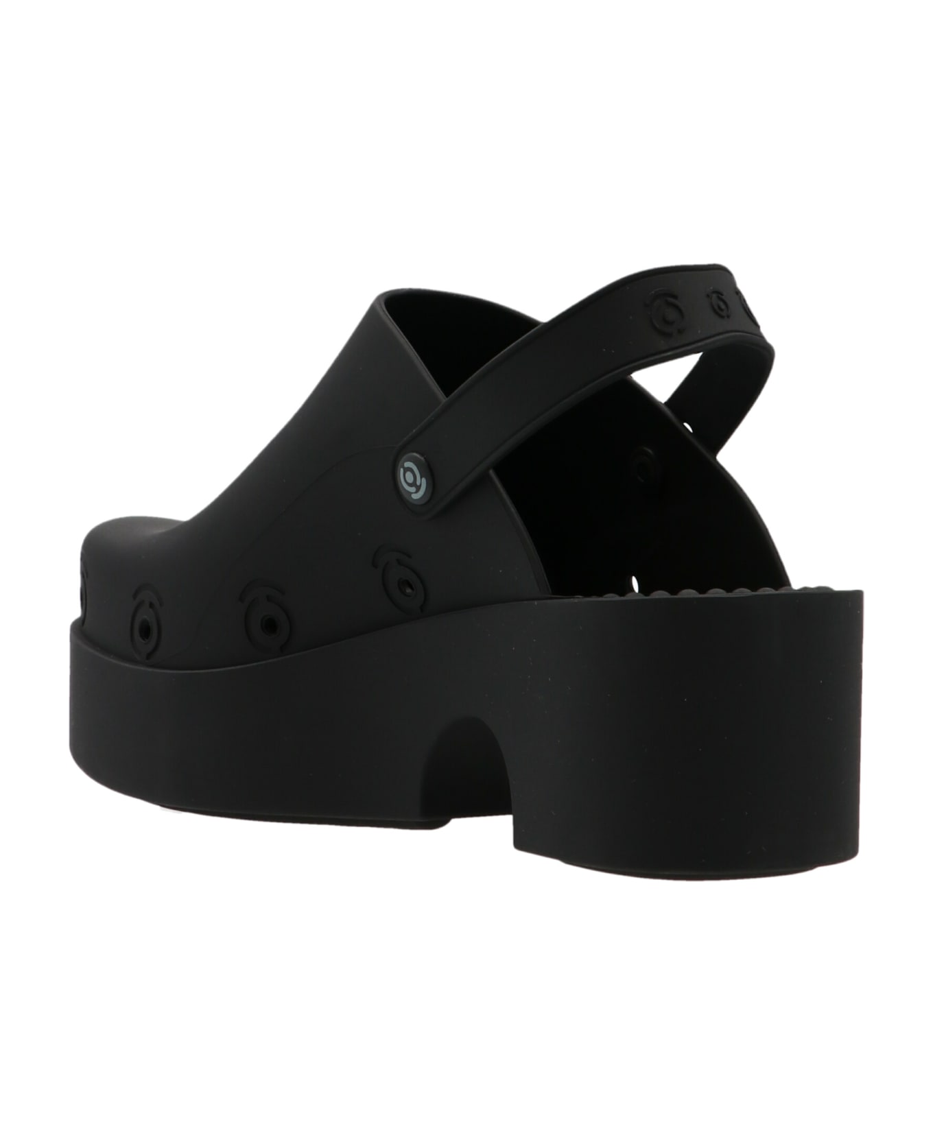 Xocoi Recycled Rubber Clogs - Nero