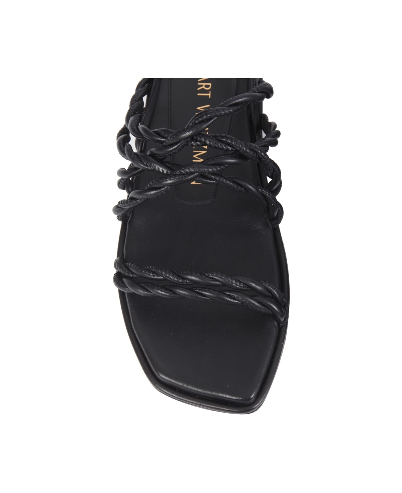 Stuart Weitzman Calypso Sandals - BLACK