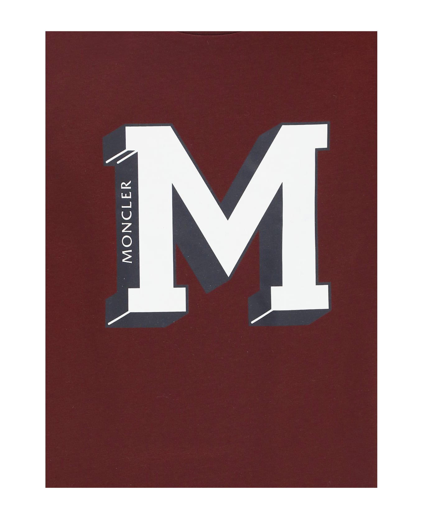 Moncler Cotton T-shirt - Bordeaux