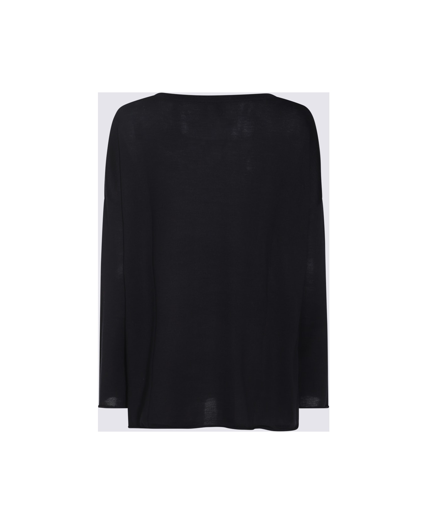 Allude Black Wool Knitwear - Black