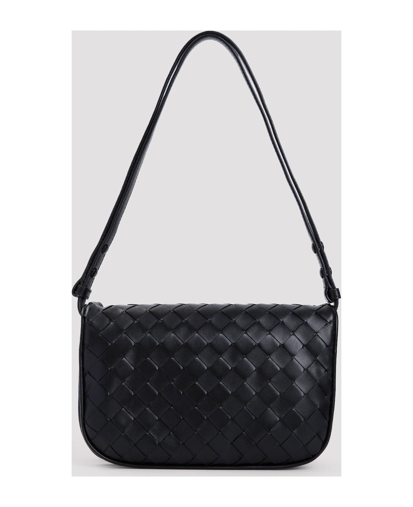 Bottega Veneta Intrecciato Puff Pouch - Black Space