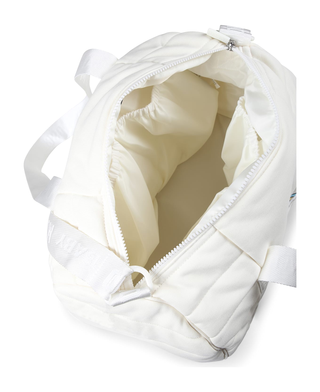 Moschino Ivory Changing Bag For Babykids With Teddy Bear - Ivory