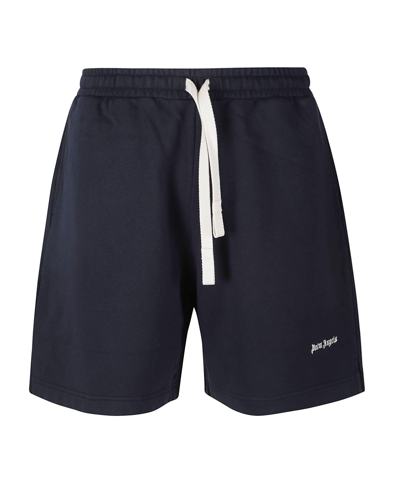 Palm Angels Classic Logo Swim Shorts - Navy Blue