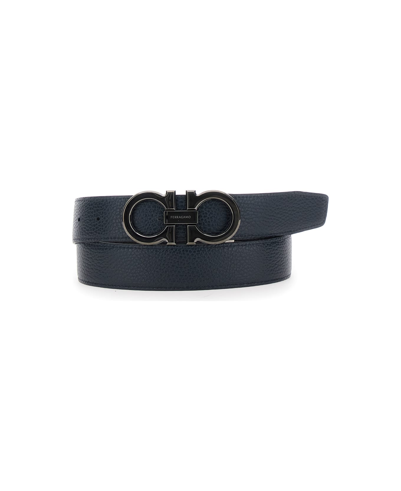 Ferragamo Double Adjus - Black