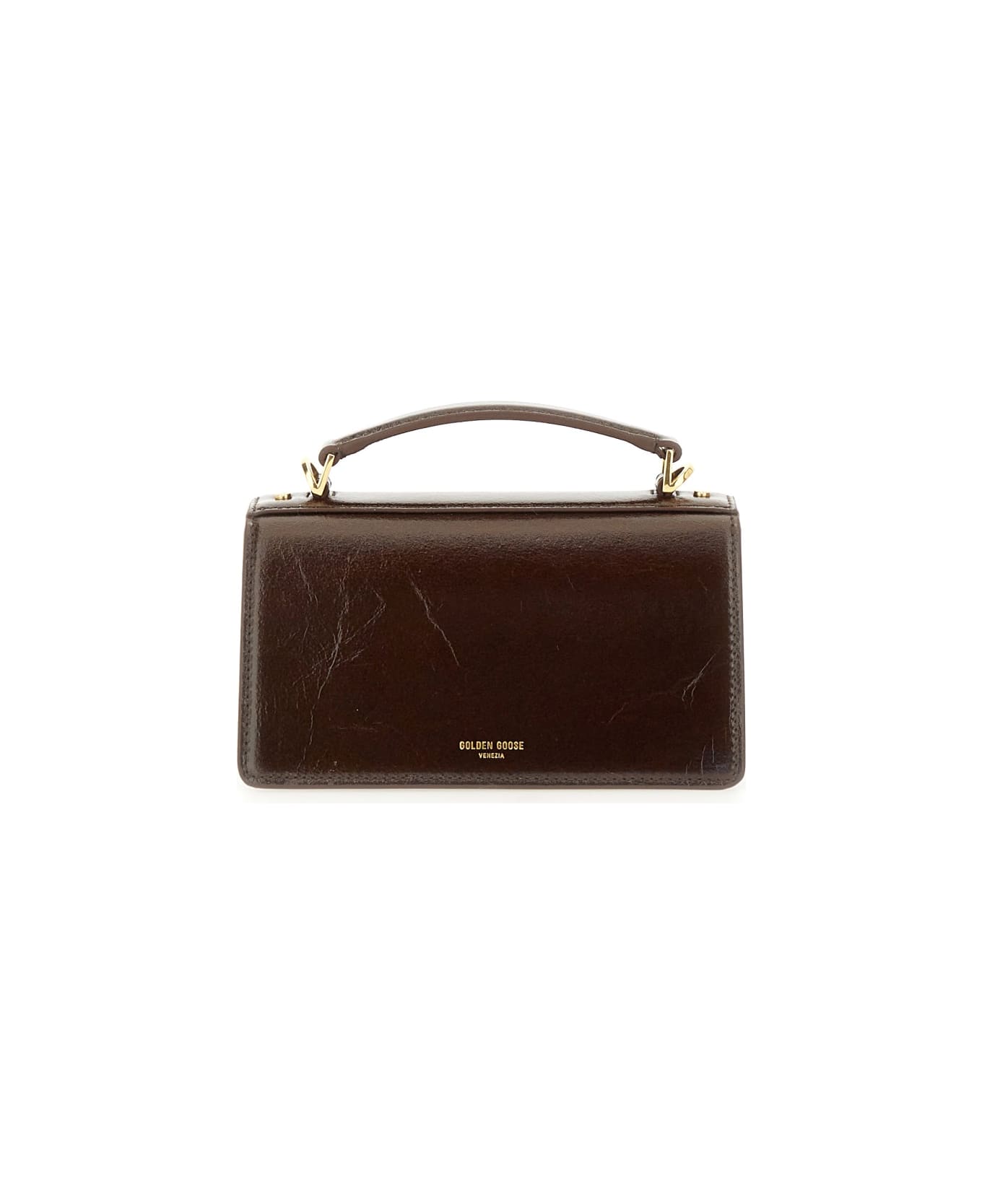 Golden Goose Small "venice" Bag - DARK BROWN