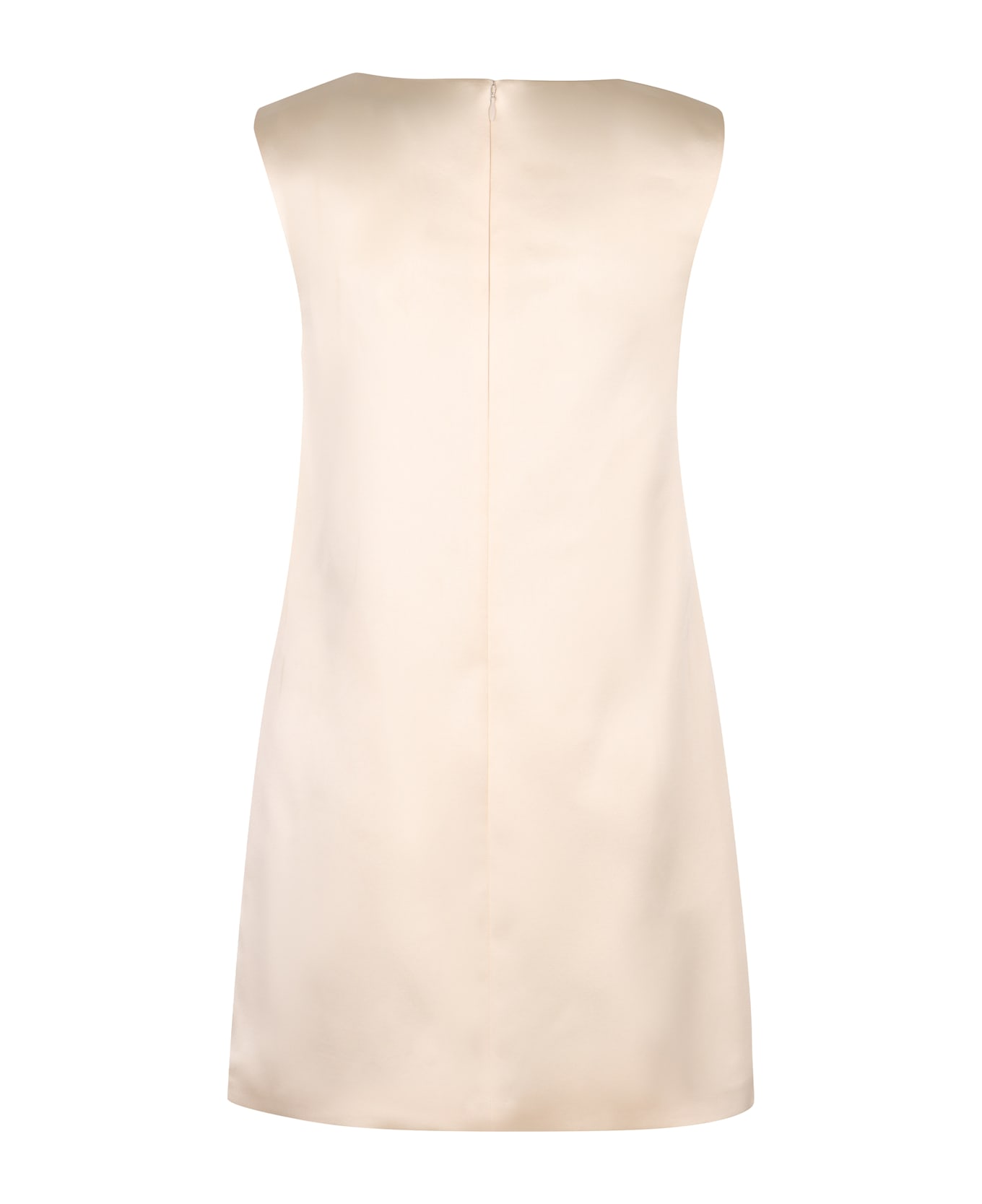 self-portrait Satin Dress - panna