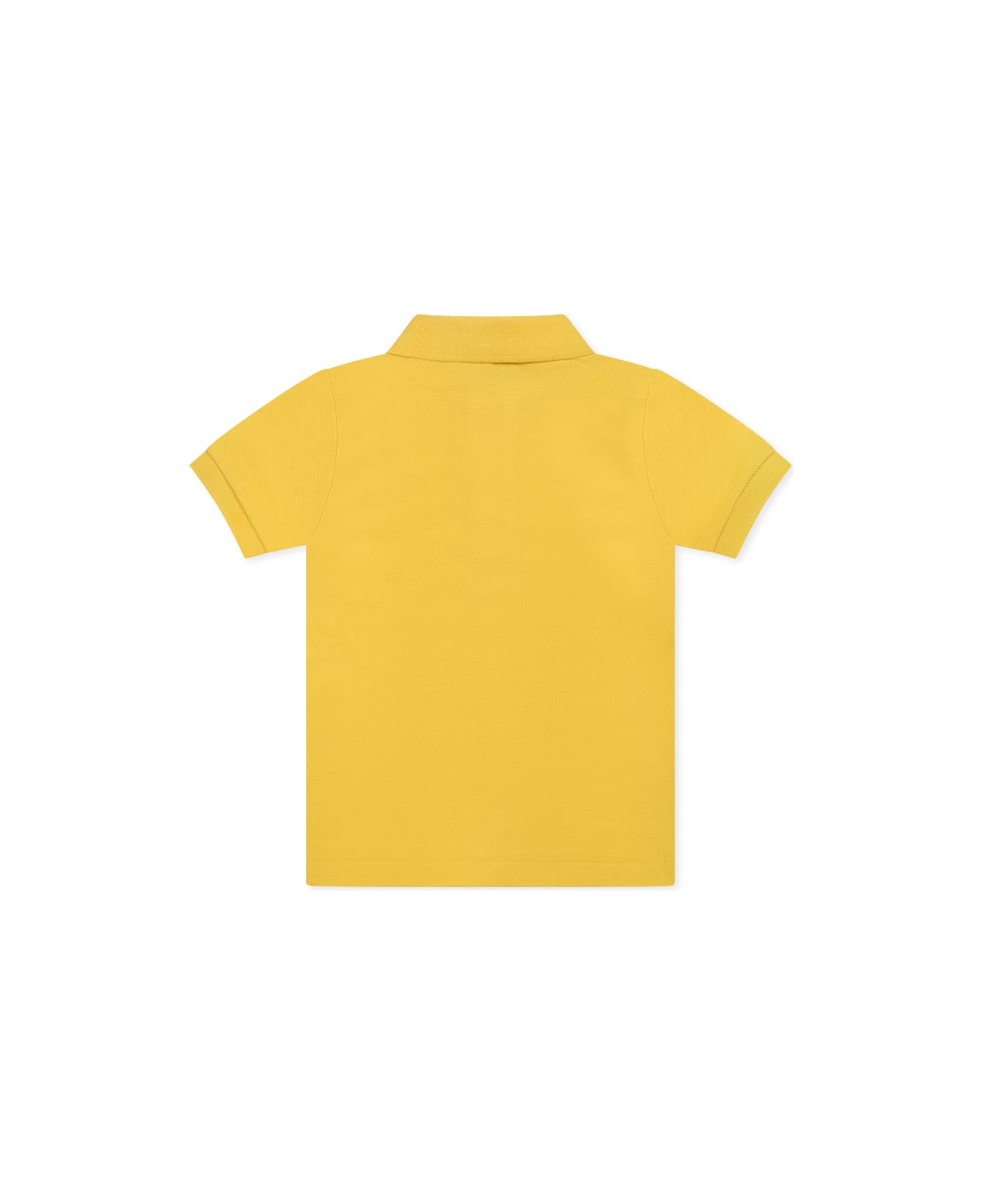 Ralph Lauren Yellow Polo Shirt For Baby Boy With Horse - Yellow