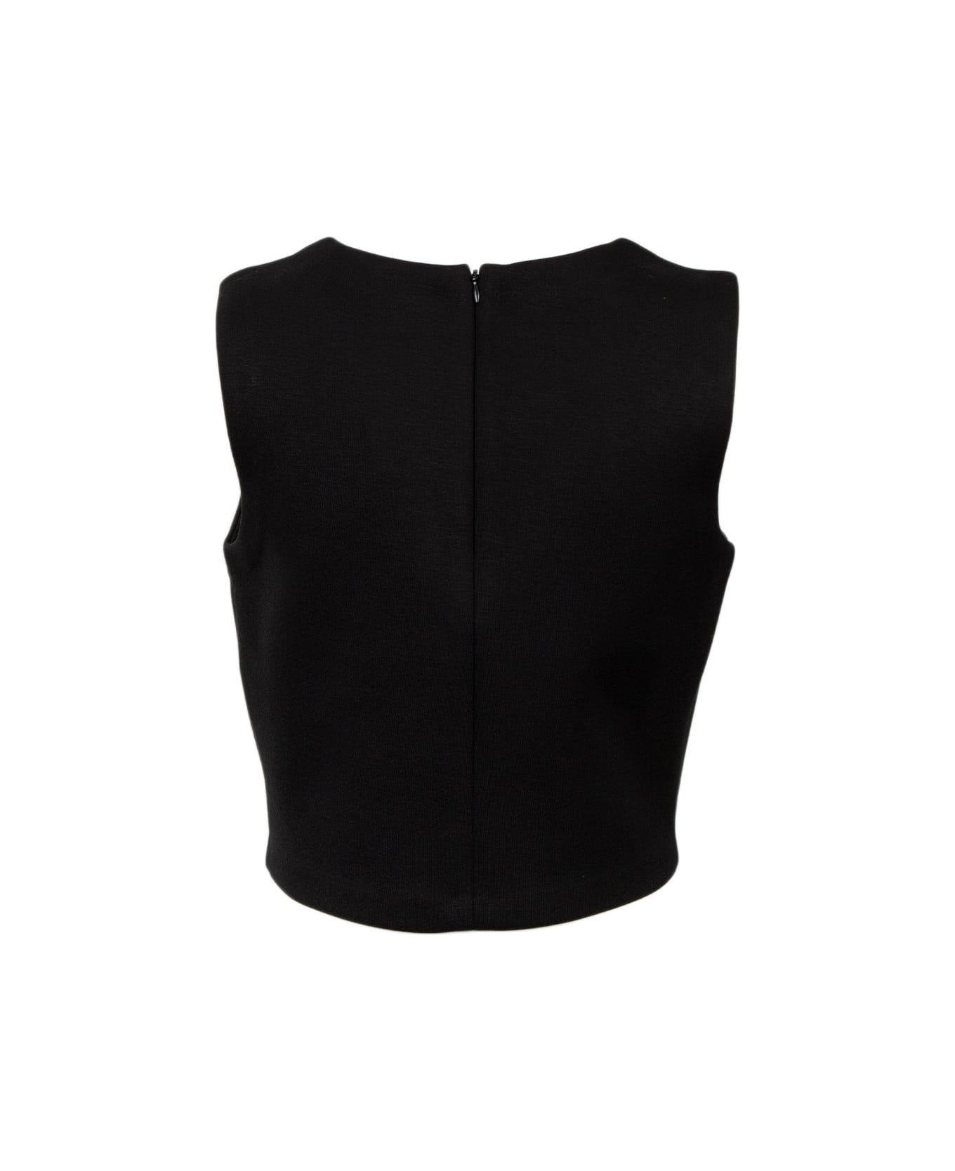 Max Mara Dazzy Sleeveless Tank Top - BLACK タンクトップ