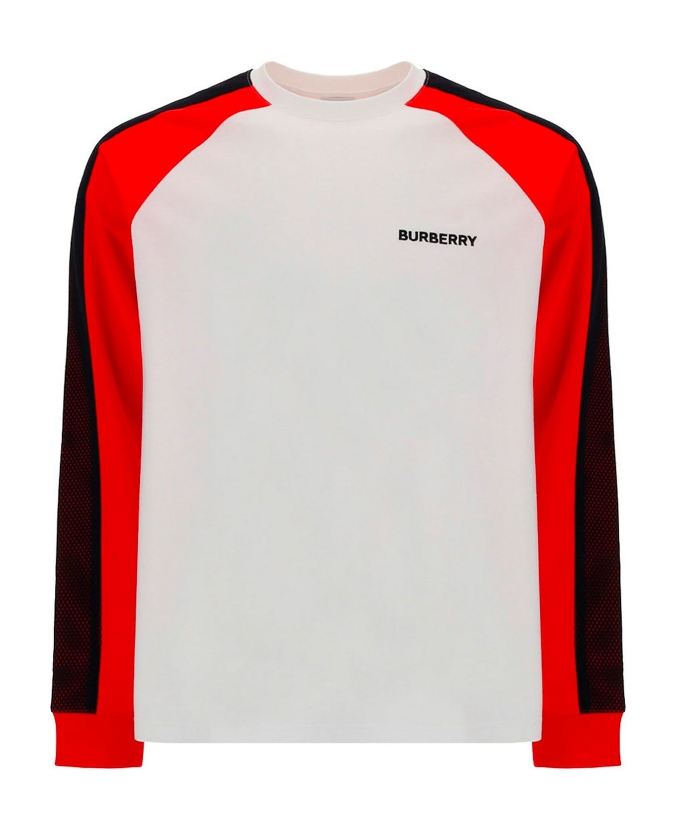 Burberry Logo Long Sleeved T-shirt - White シャツ