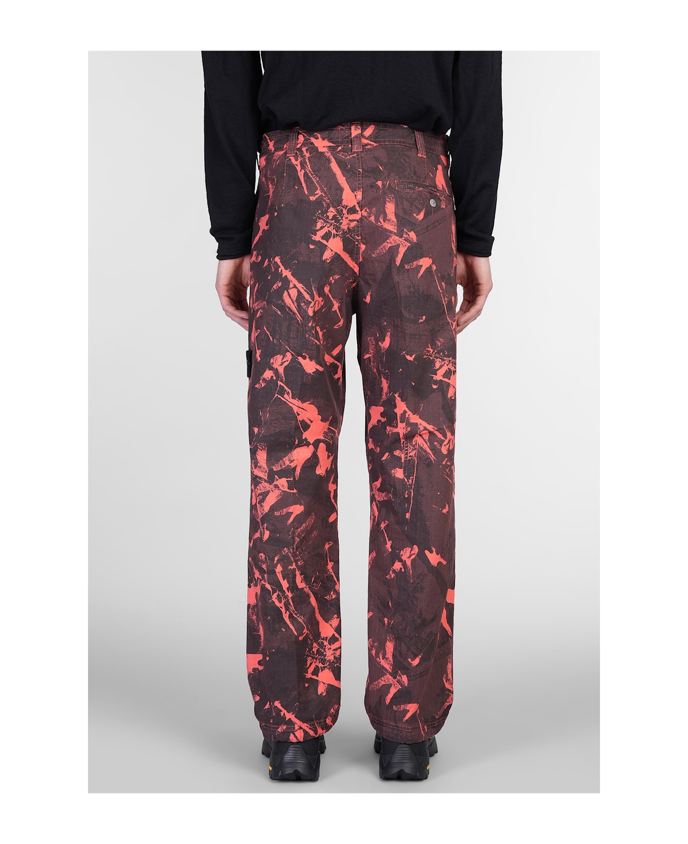 Pants In Black Cotton - Thumbnail 4