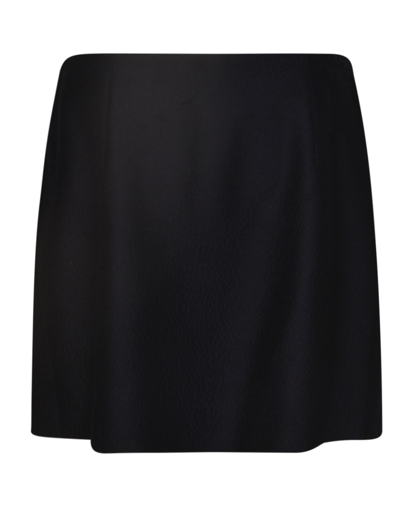 Prada Logo Fringed Skirt - Blue スカート