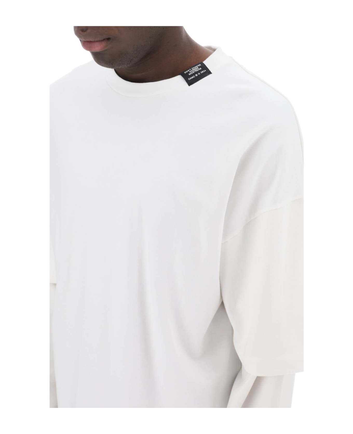 OAMC Long-sleeved Layered T-shirt - OFF WHITE (White)