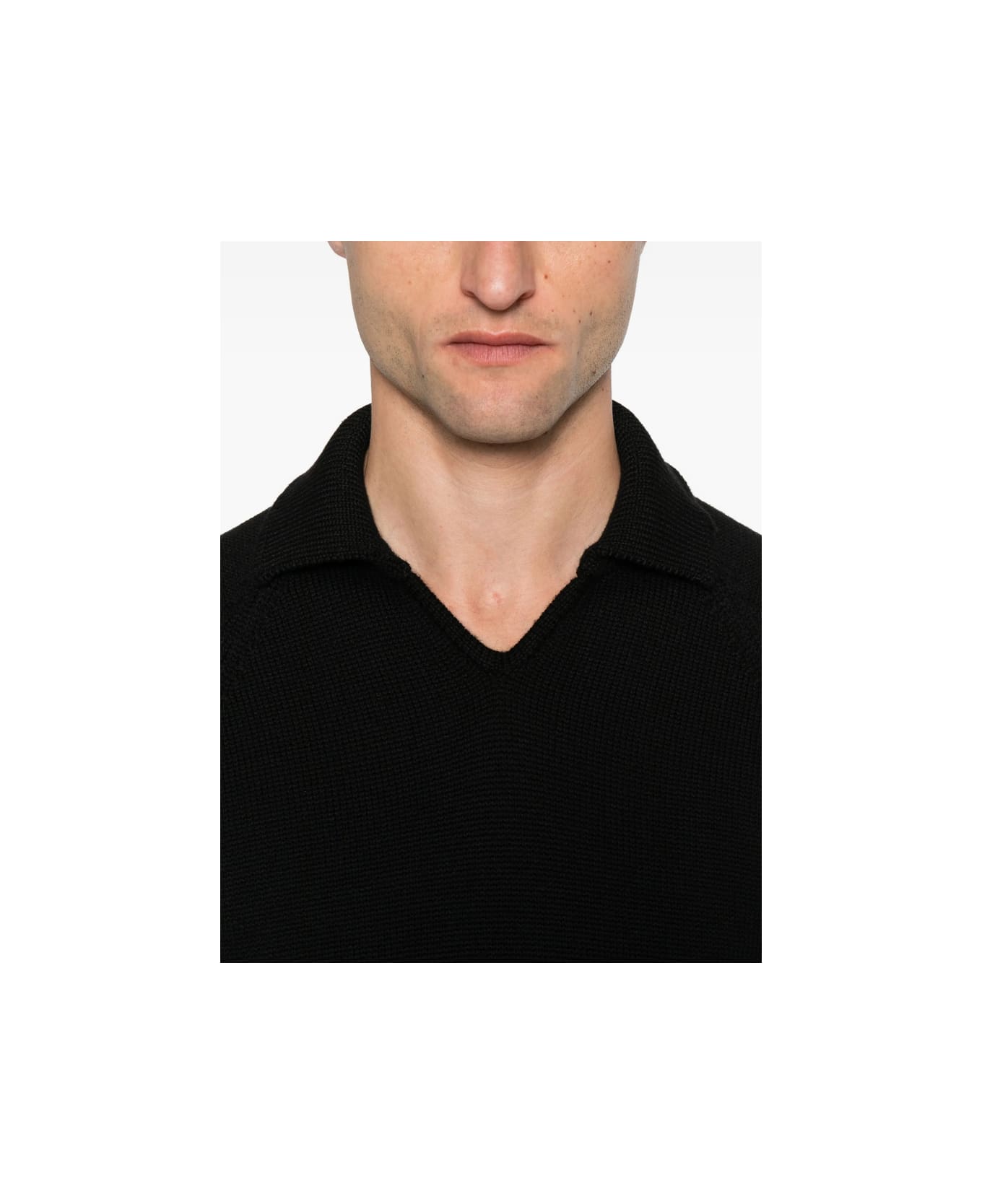 Zanone Sweater - BLACK