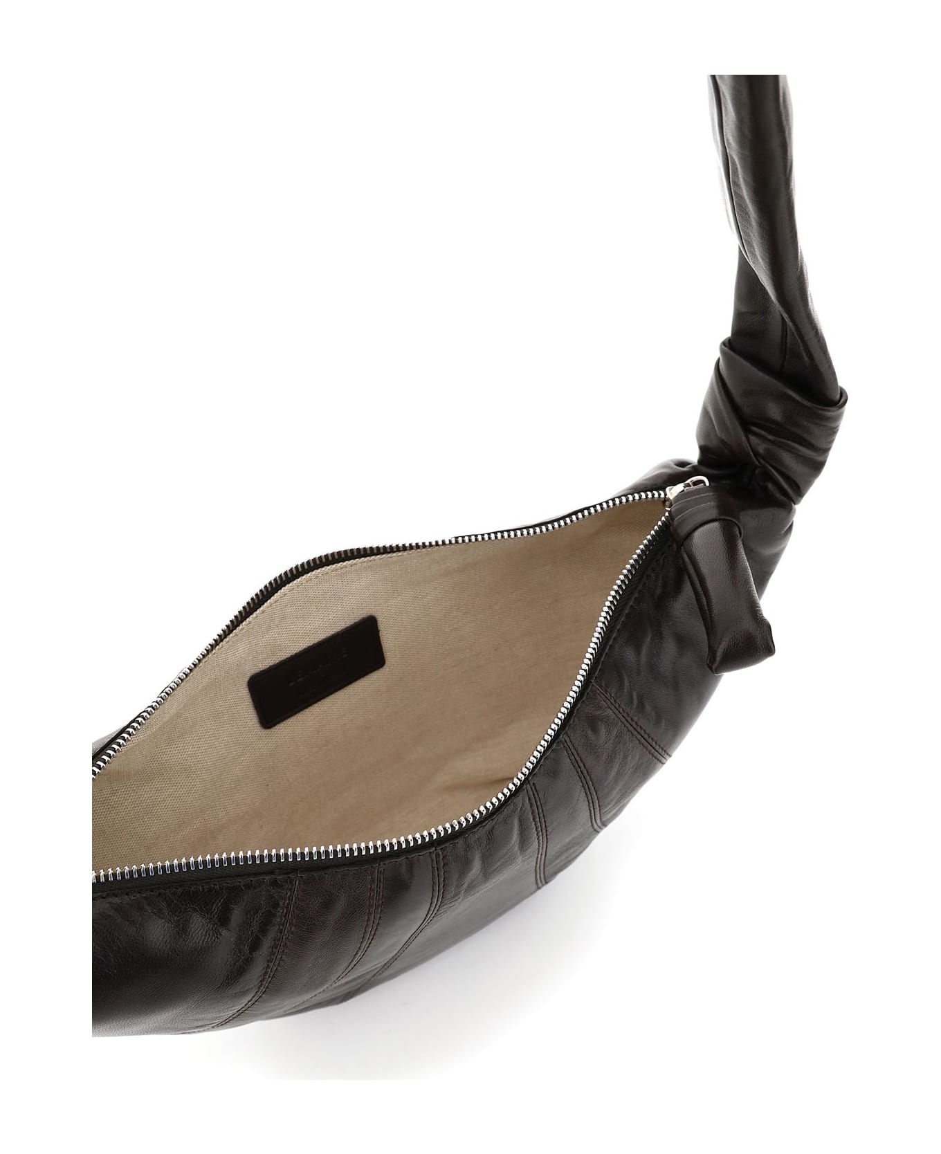 Lemaire Small Croissant Shoulder Bag - Dark Chocolate