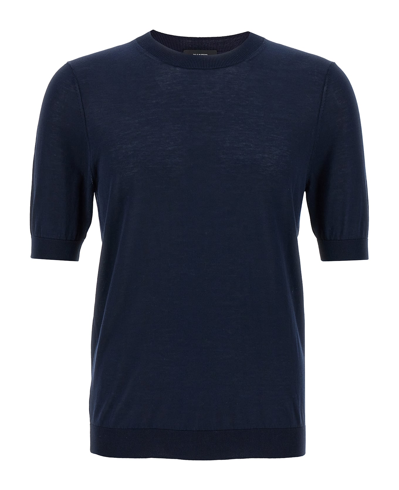 Ballantyne 'r Neck' Sweater - Blue