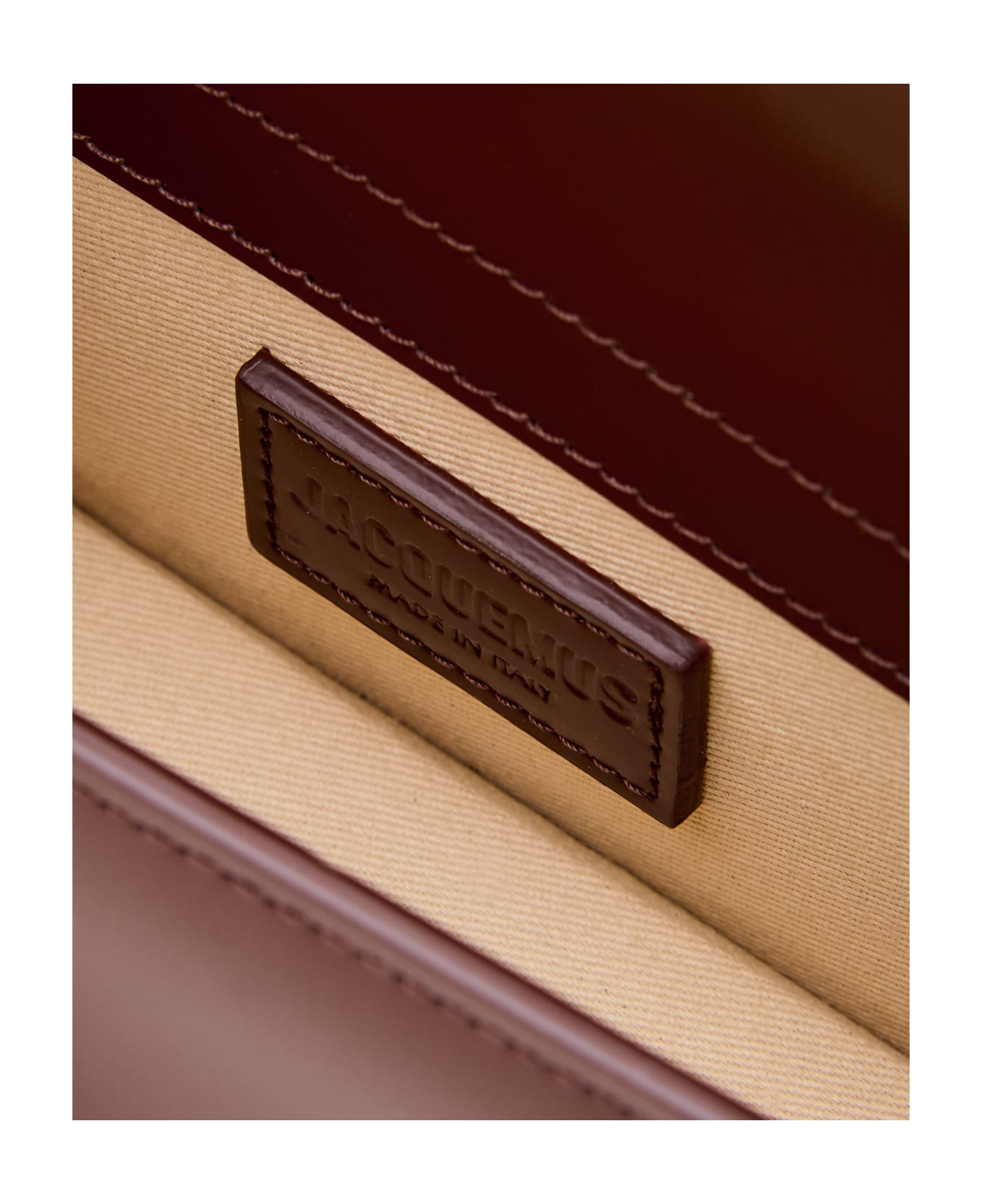 Jacquemus Le Bambino Leather Top Handle Bag - Brown
