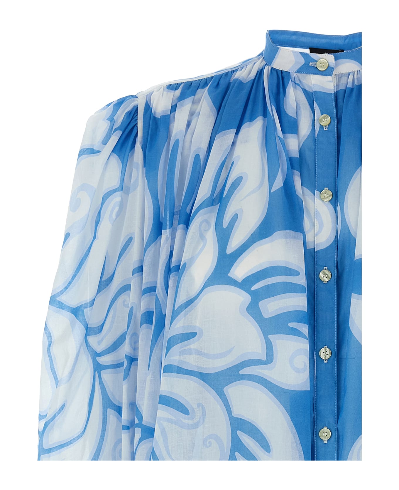 Etro Floral Shirt - Light Blue