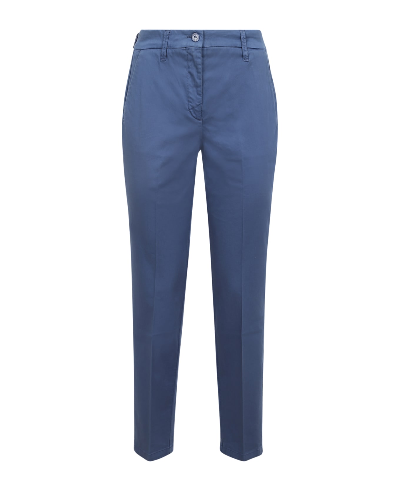 Jacob Cohen Slim Crop Trousers - Blue