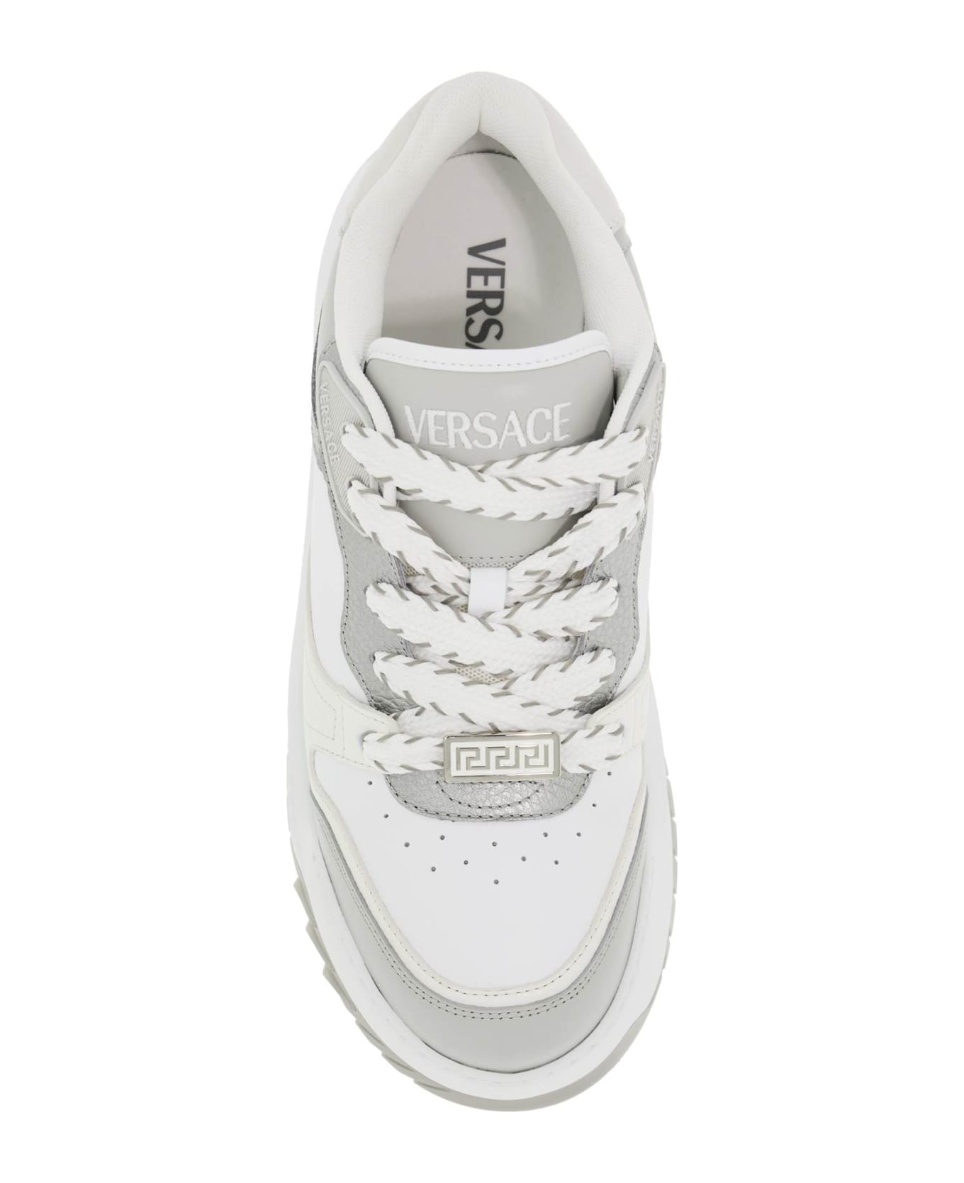 Versace Odyssey Sneakers - GREY+BLACK-PALLADIO (Silver)