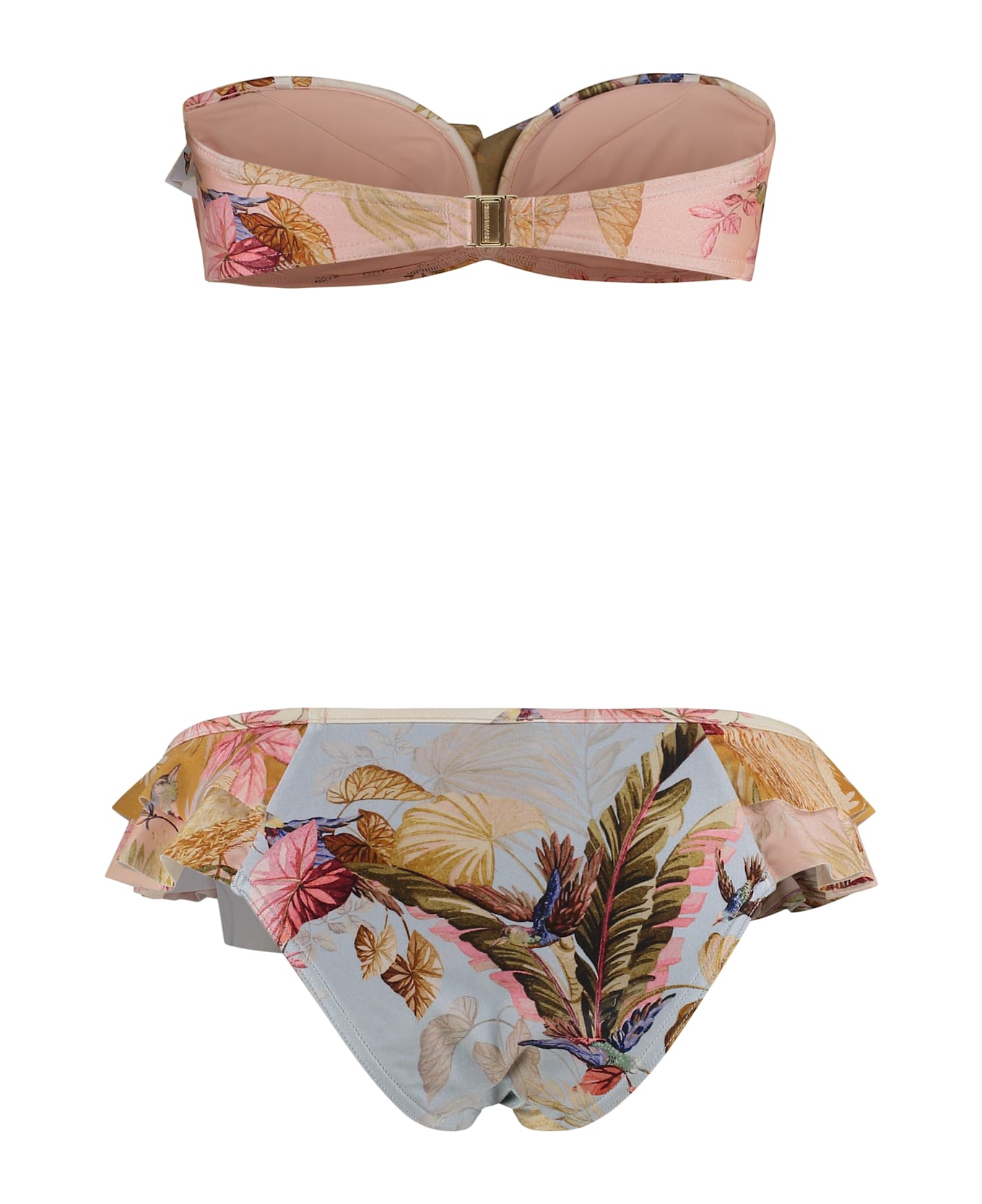 Zimmermann Ascension Bandeau Bra Bikini - Multicolor