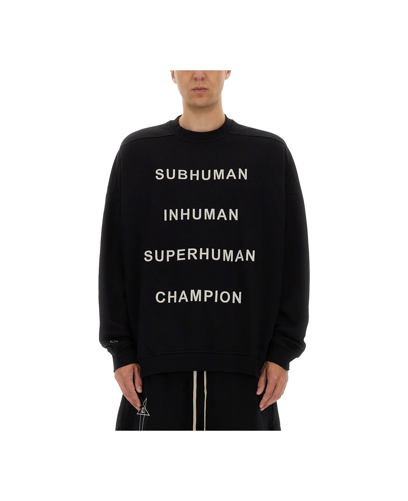 Rick Owens x Champion Jumbo Sweatshirt - BLACK