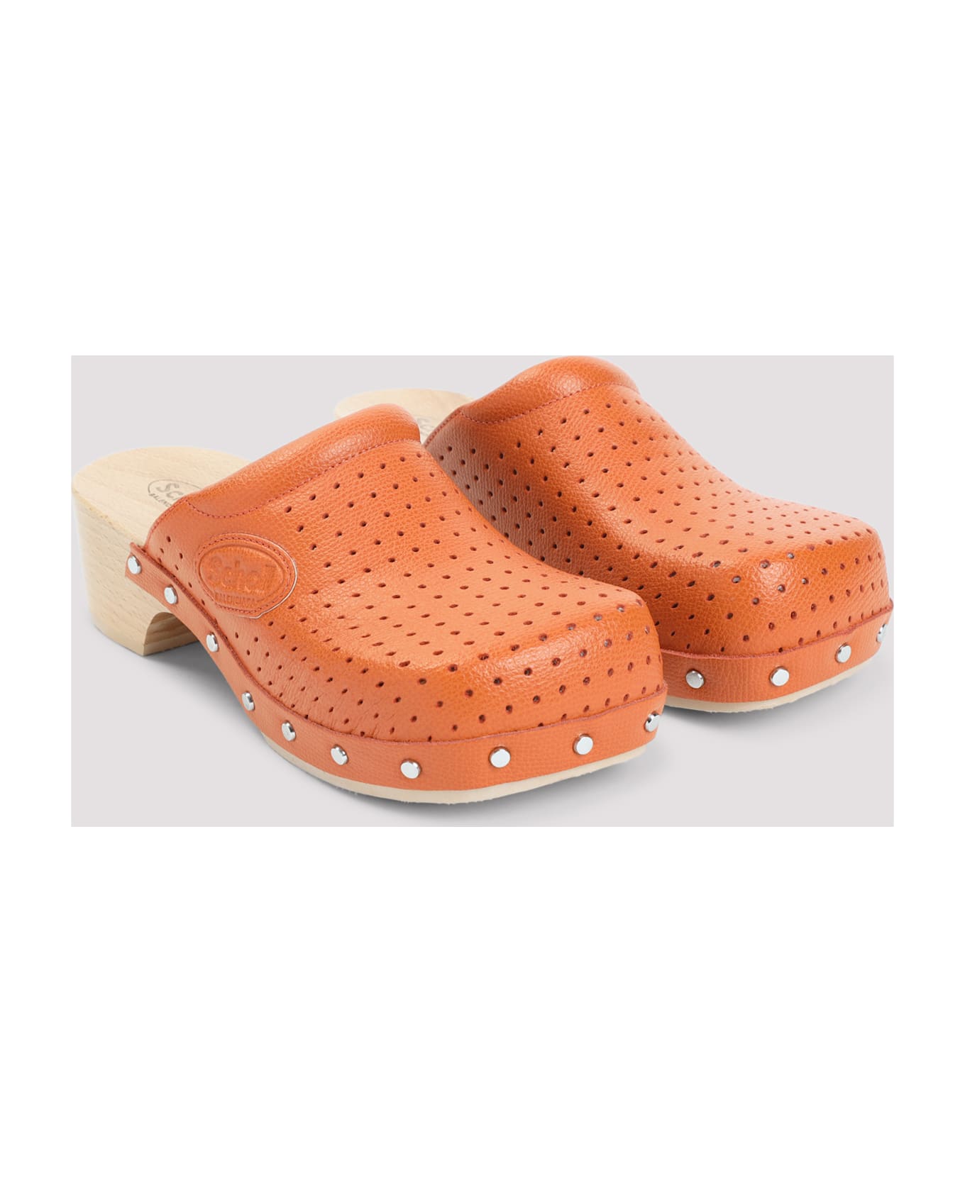Balenciaga Scholl Clog Mule - Pastel Orange
