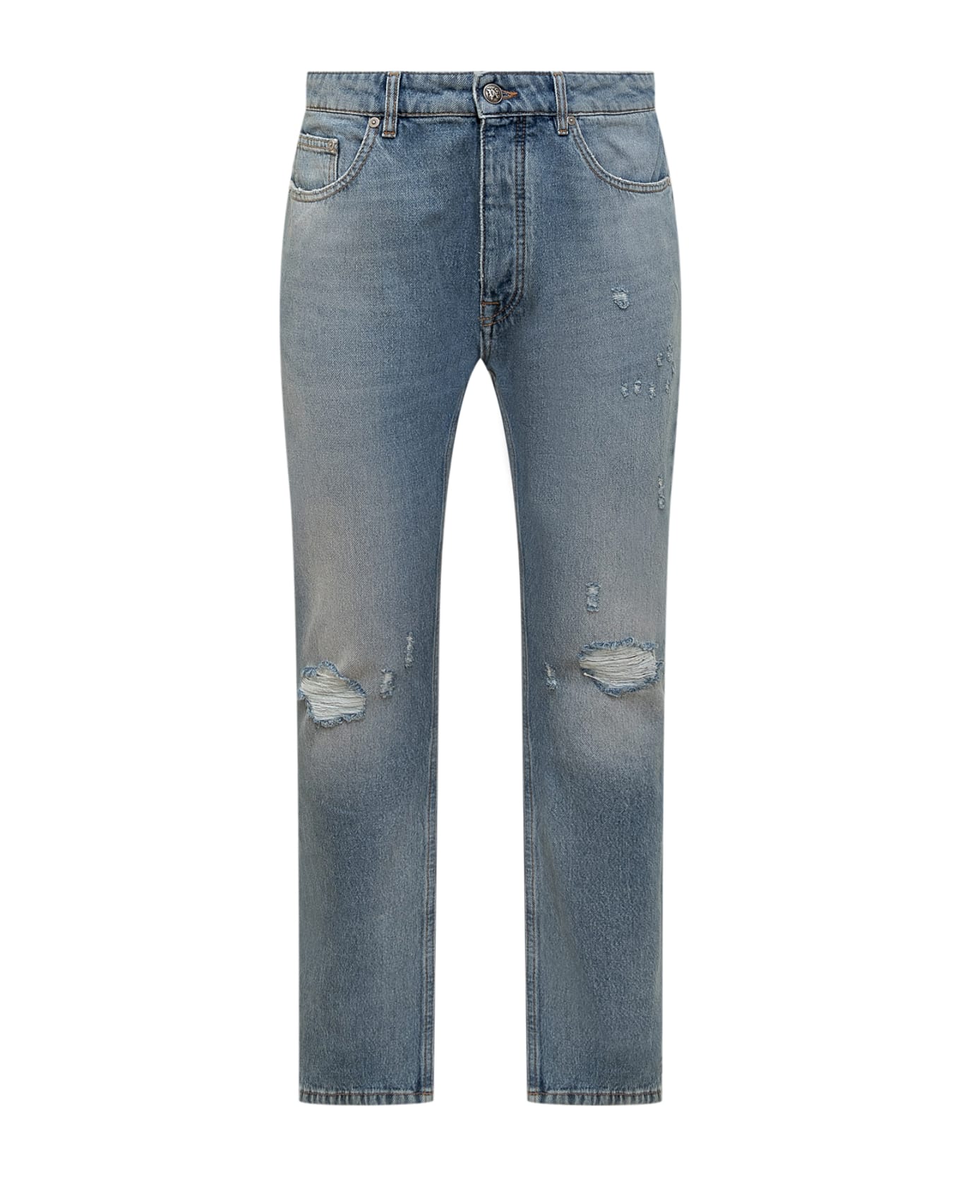 Palm Angels Jeans With Pa Monogram | italist