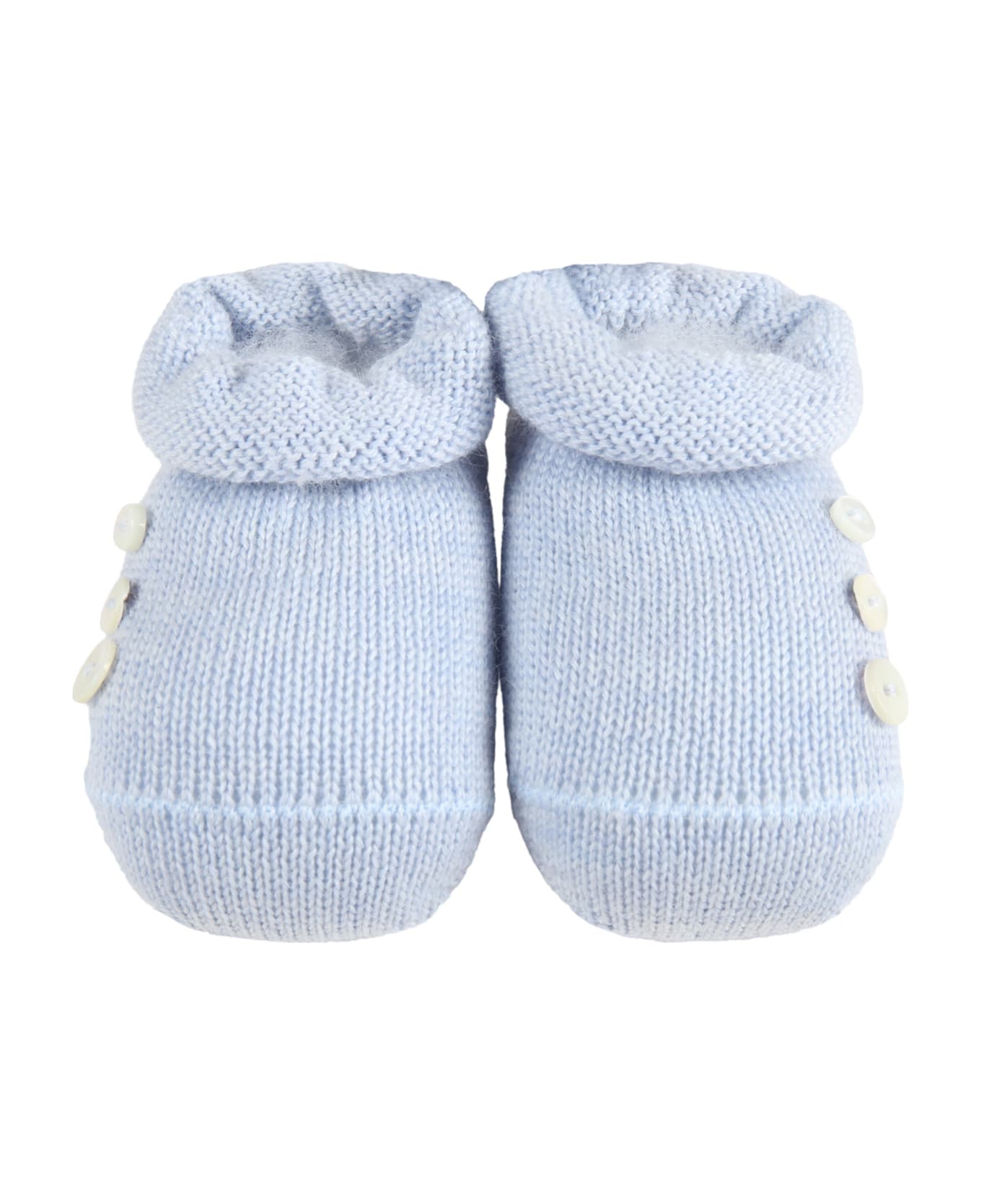 Story Loris Light-blue Baby-bootee For Baby Boy - Light Blue