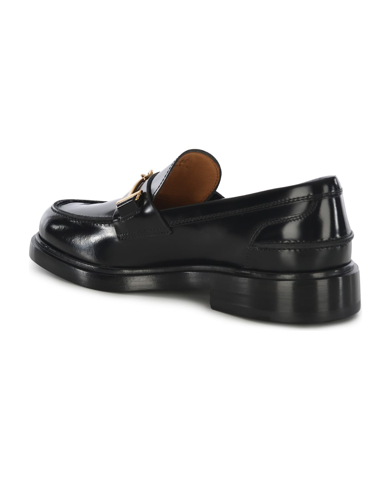 Tod's Leather Loafers - Black