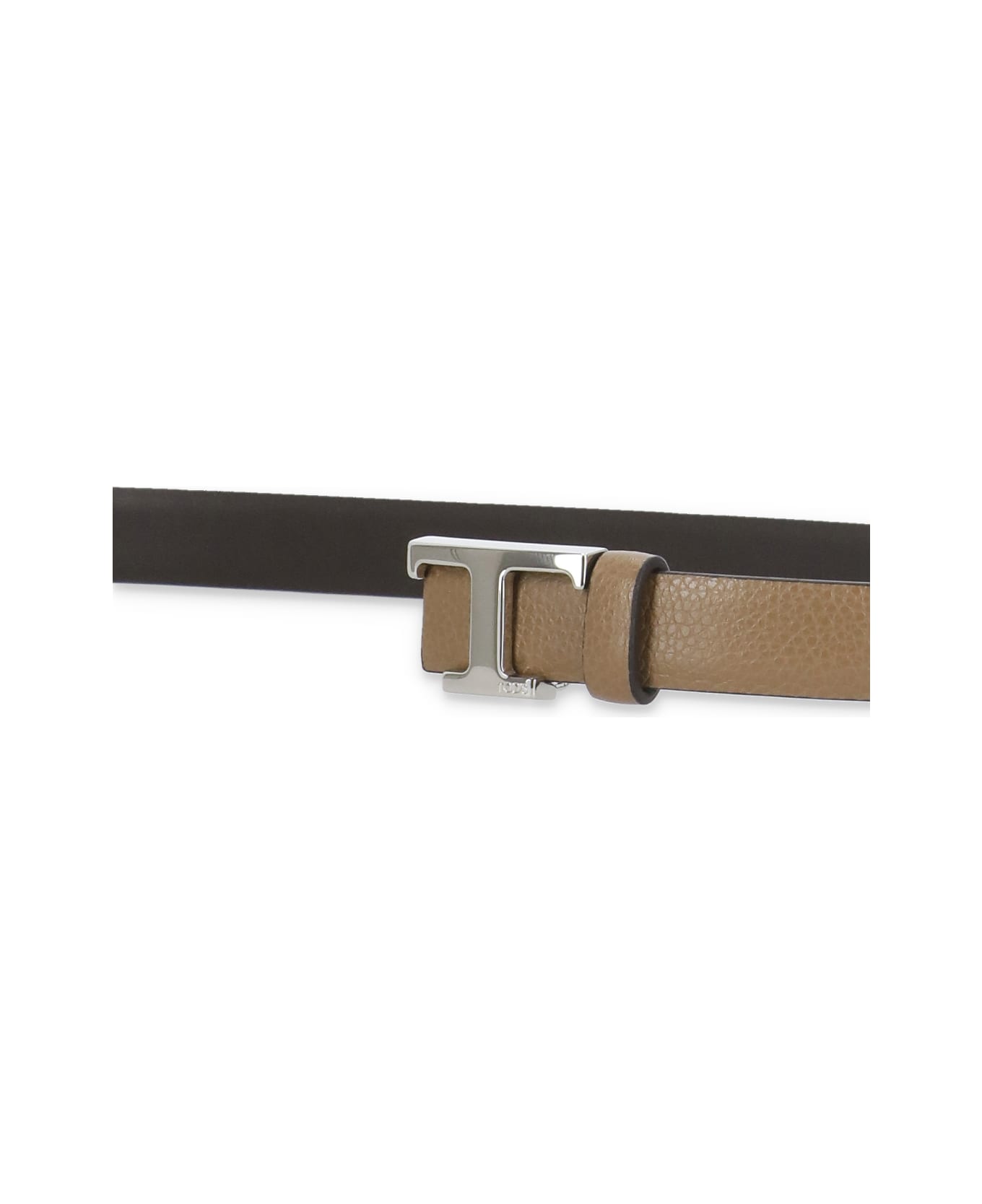 Tod
s Reversible T Timeless Leather Belt - Brown