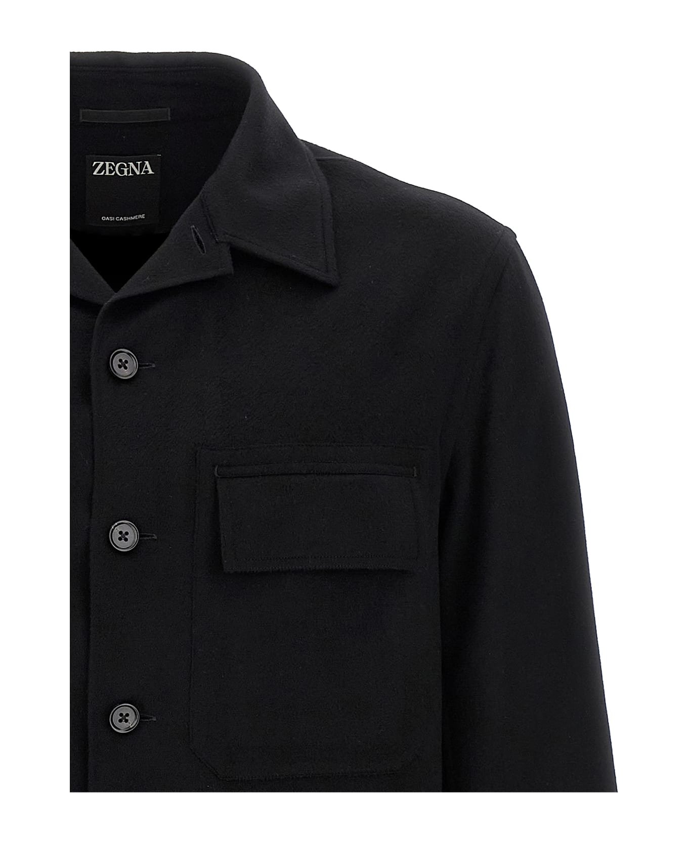 Zegna 
alba
 Overshirt - Black  