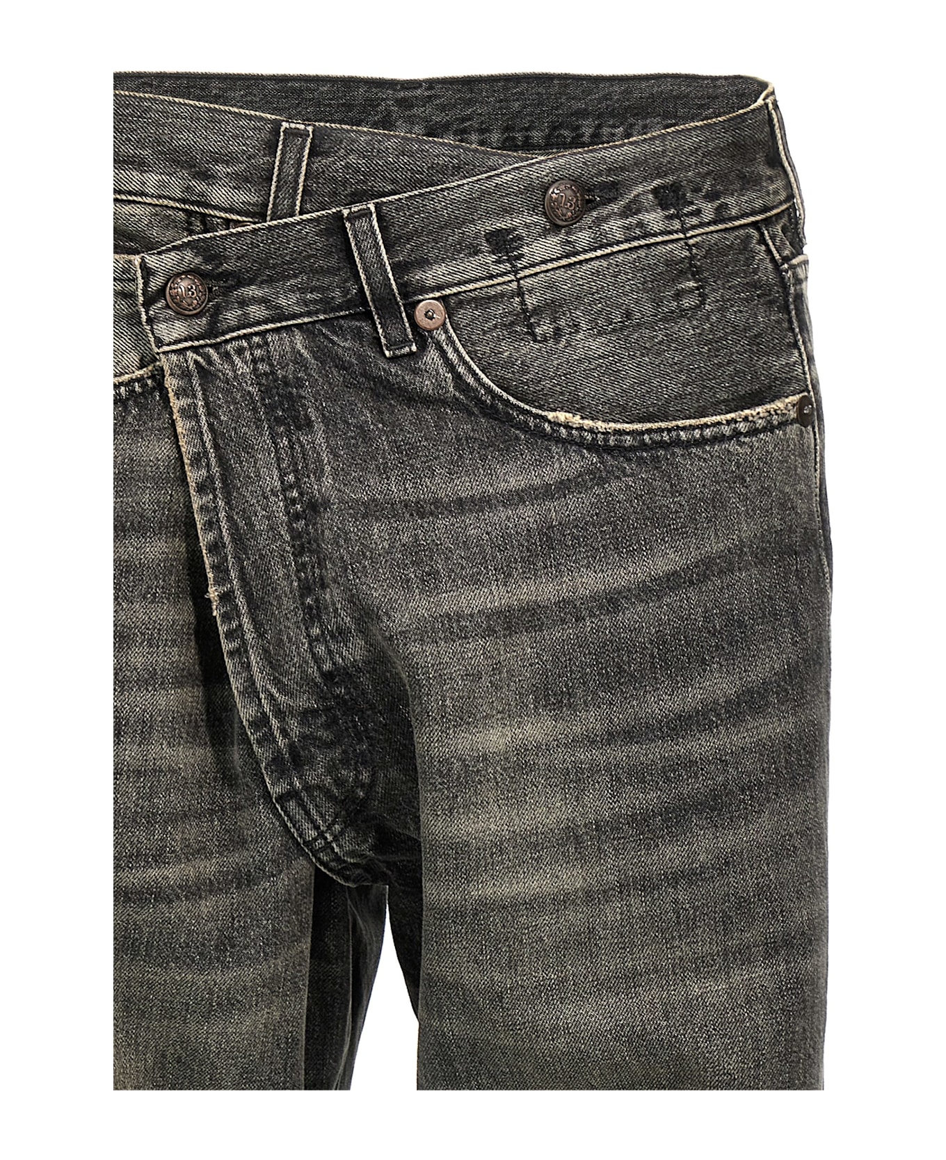 R13 
cross Over
 Jeans - Gray
